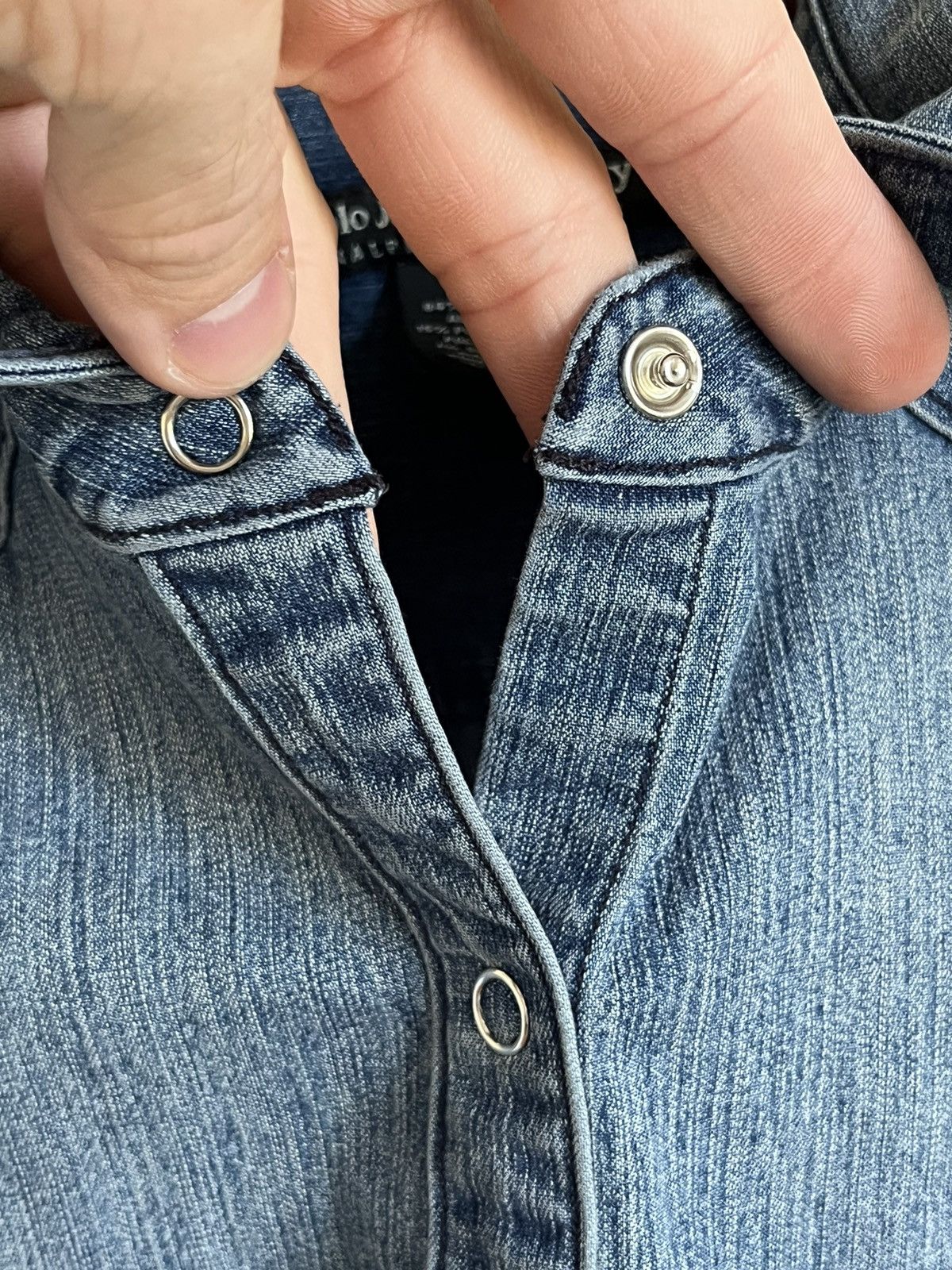 Polo Ralph Lauren × Vintage Vintage 00’s Polo Ralph Lauren Jeans Company Shirt Size L / US 10 / IT 46 - 3 Thumbnail