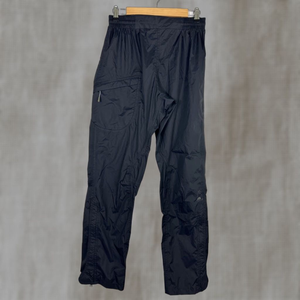 Sierra Designs Sierra Designs Pants Rain XS Black Nylon Cargo Drawstring Elastic 28x 30 Mens Size US 27 - 1 Thumbnail