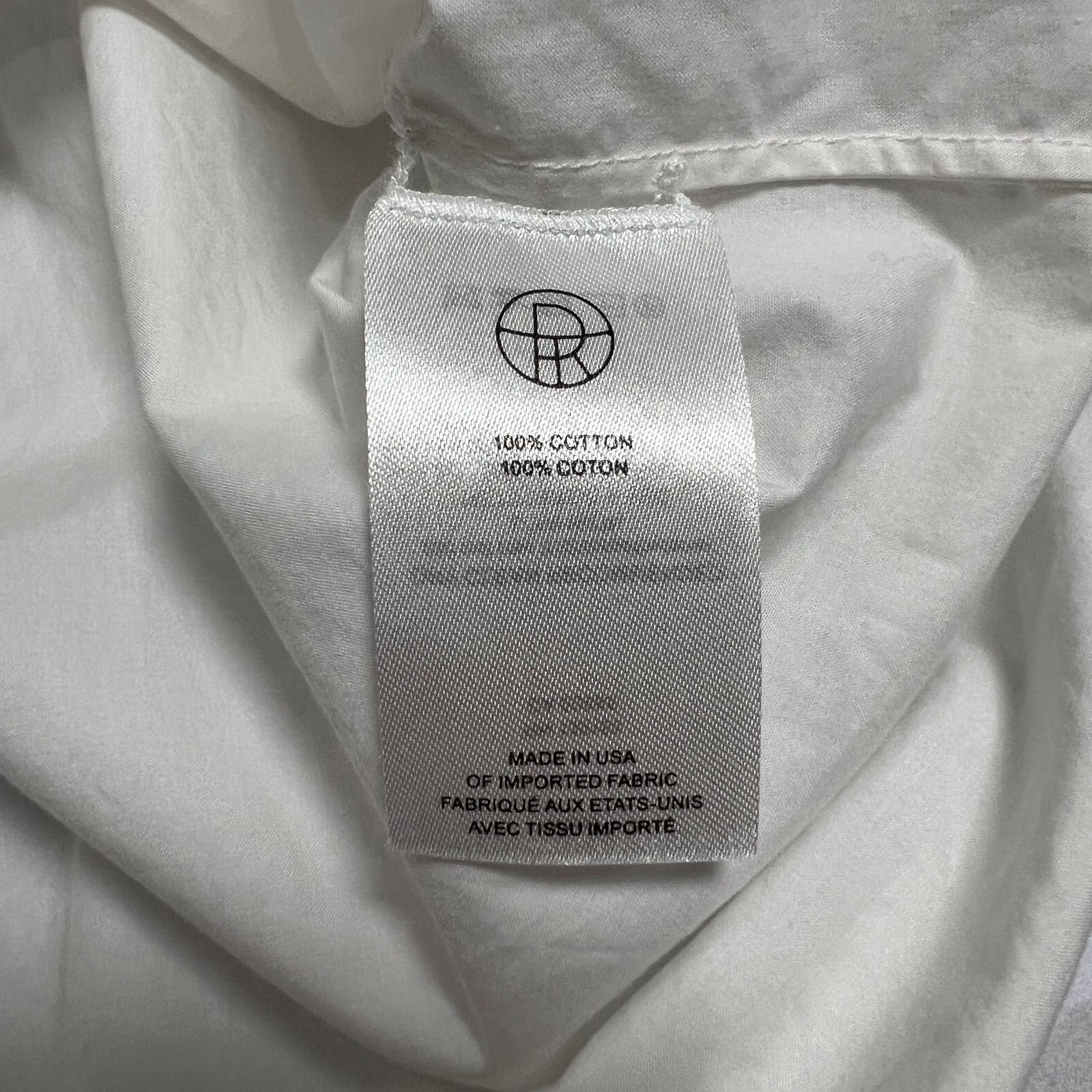 The Row The Row Puff Sleeve Button Up Shirt White Size 4 Cotton Size S / US 4 / IT 40 - 16 Thumbnail