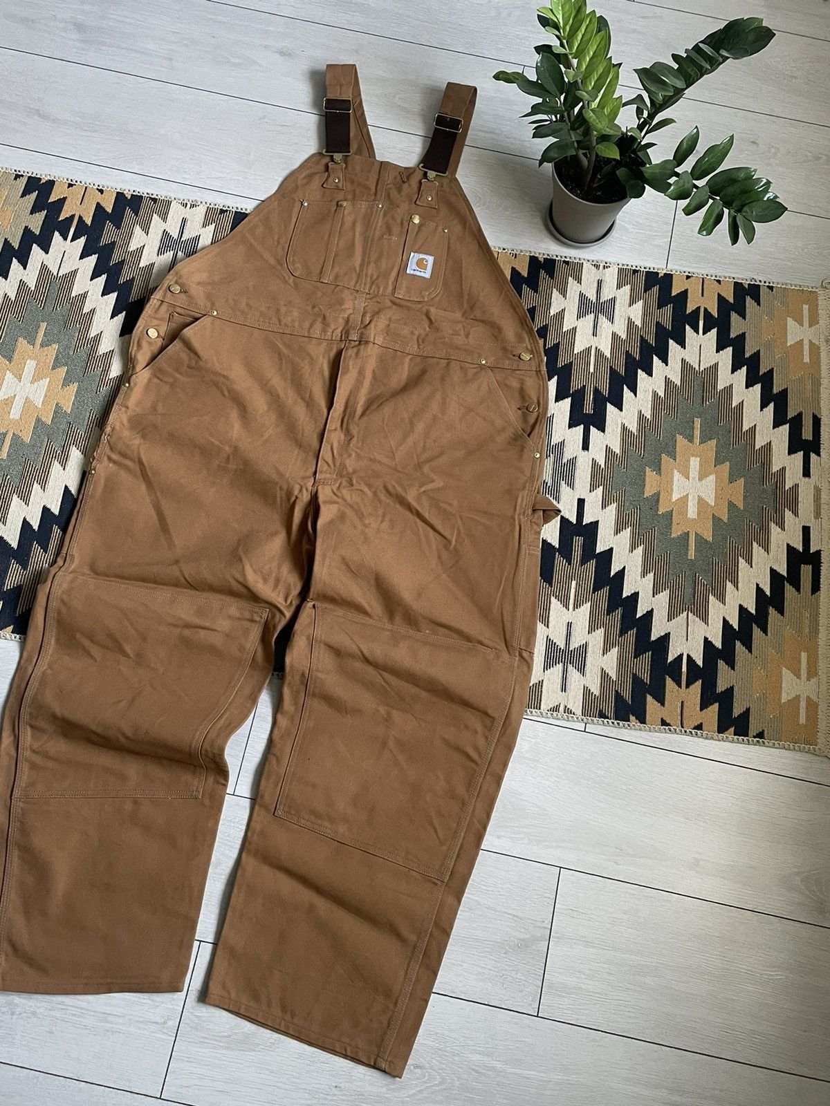 Carhartt Vintage Carhartt Double Knee Overalls USA BIG SIZE 48 Size US 44 / EU 60 - 3 Thumbnail