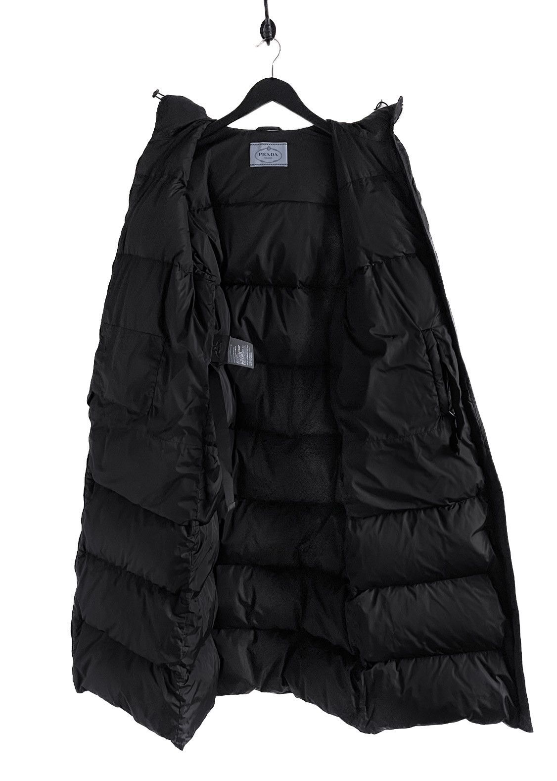 Prada Prada 2019 Black Re-Nylon Belted Down Jacket Size XS / US 0-2 / IT 36-38 - 5 Thumbnail