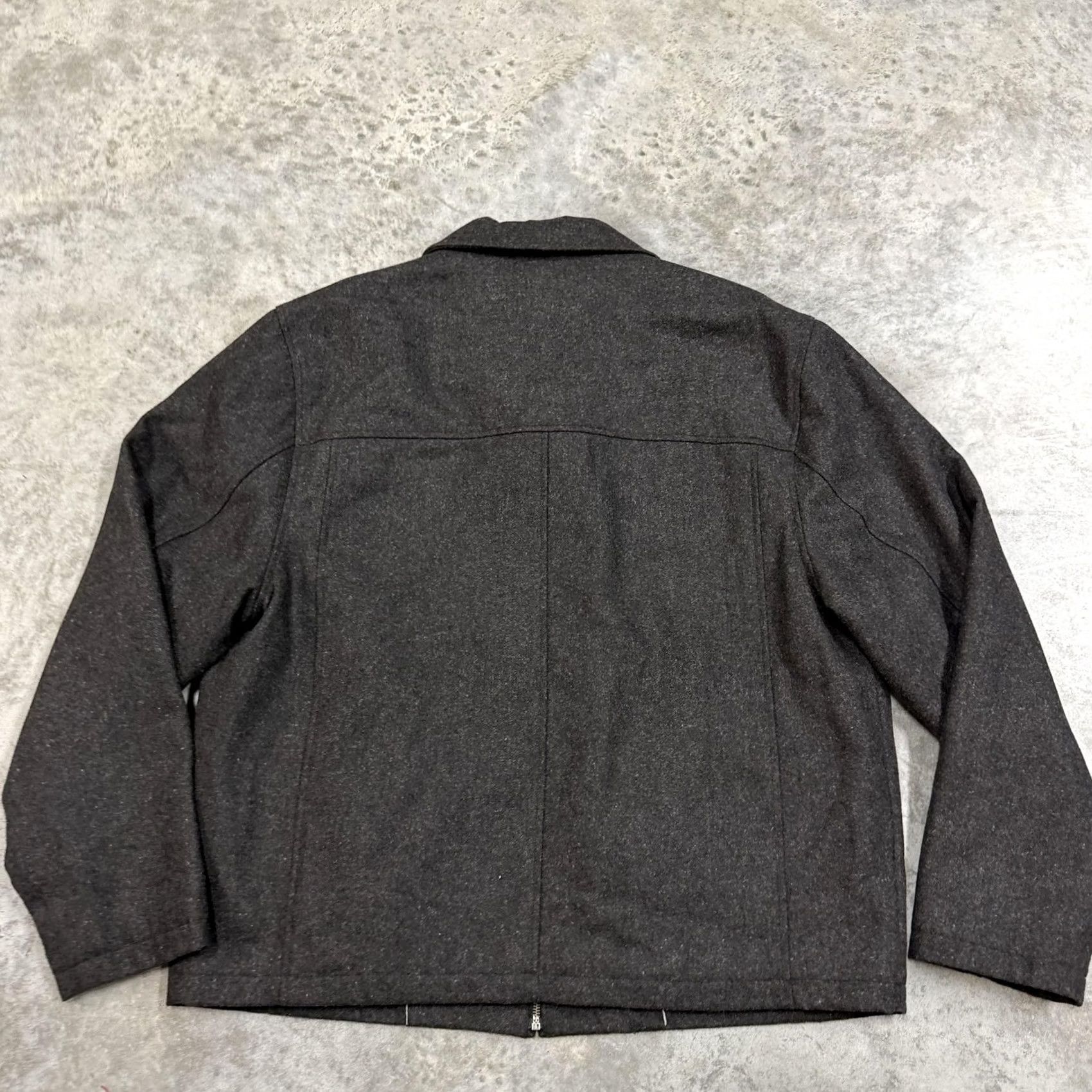 Vintage Boston Harbour Jacket Mens Large Gray Wool Bomber Full Zip Quilted Lined Outdoor Vintage No Size US L / EU 52-54 / 3 - 5 Thumbnail