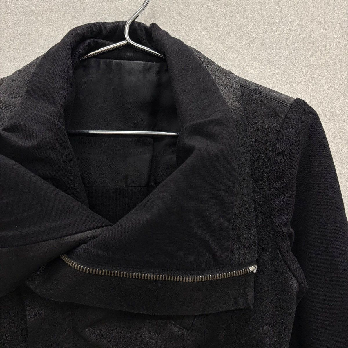 Rick Owens SS09 Rick Owens “STRUTTER” Asymmetrical Biker Jacket Size S / US 4 / IT 40 - 6 Thumbnail