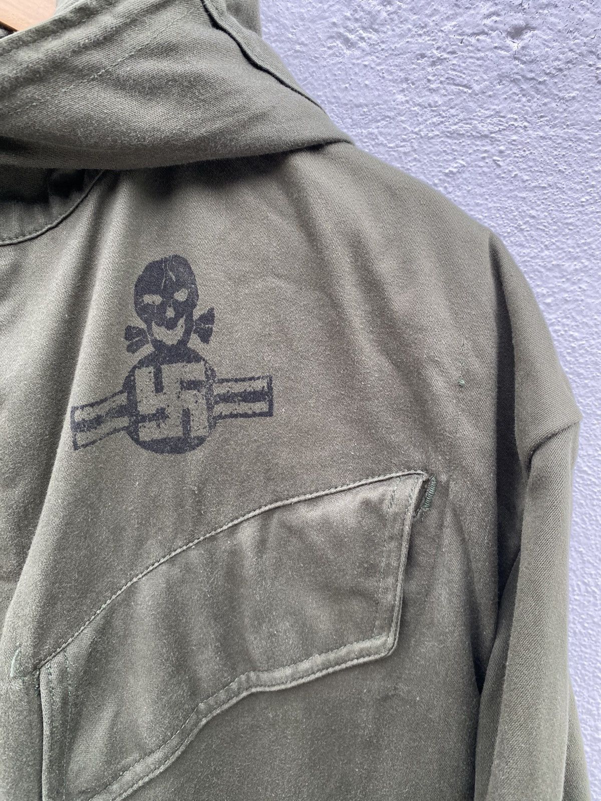 Vintage Vintage 1980s Army Issue Nazi Parka Belgian Seyntex Size US L / EU 52-54 / 3 - 8 Thumbnail