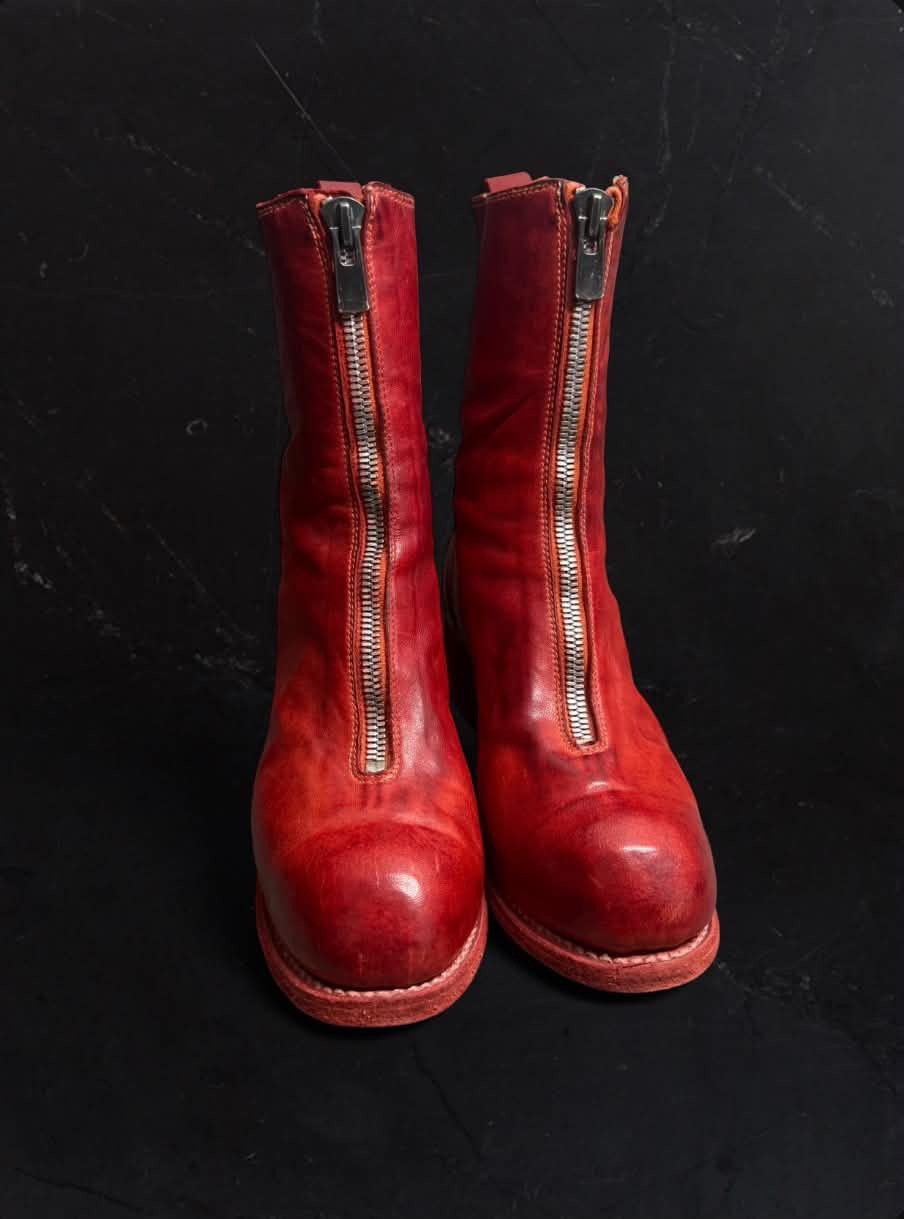 Guidi PL2 Guidi — Red Front zip Size US 5.5 / IT 35.5 - 2 Thumbnail