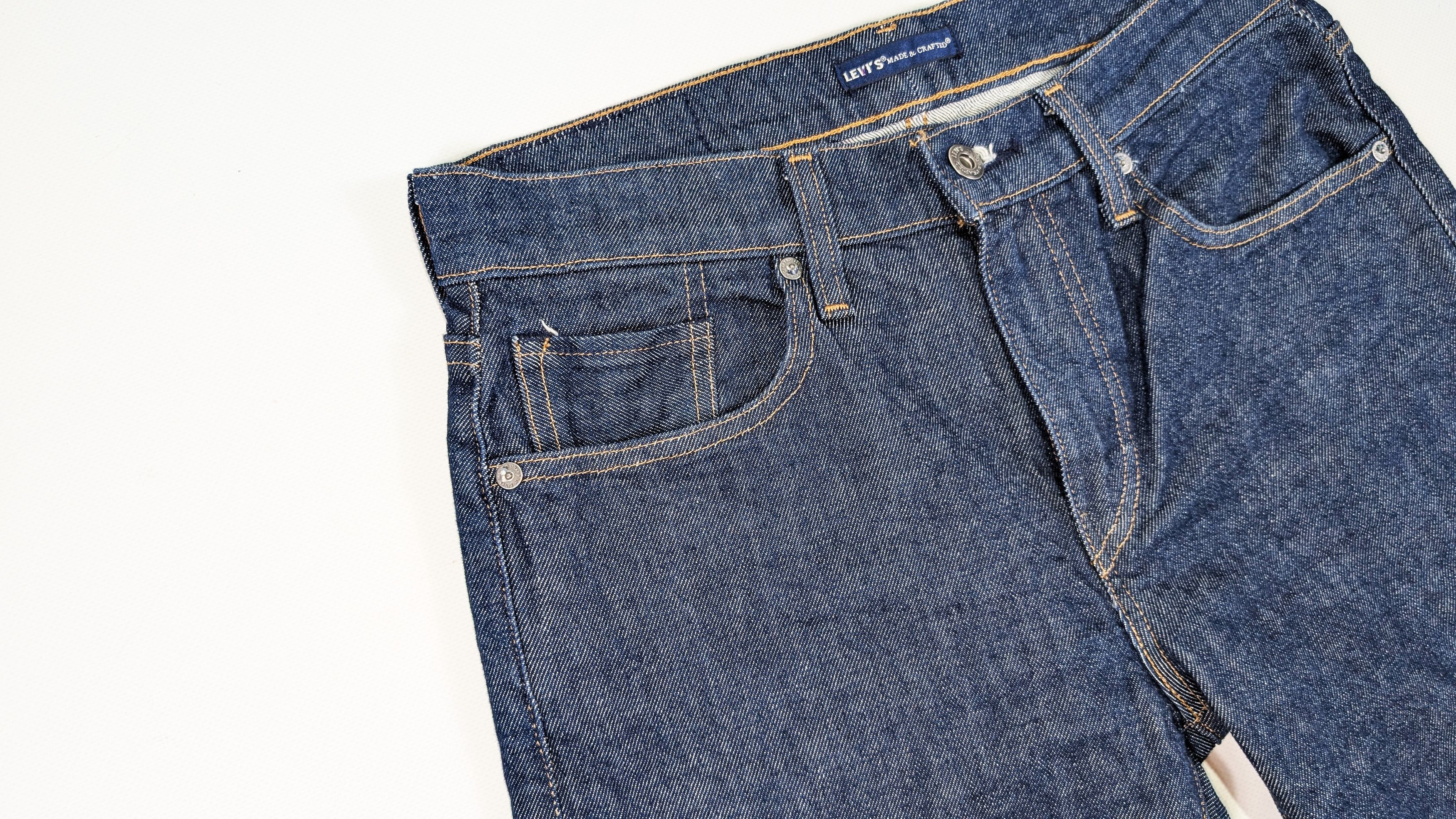 Levi's Levis Made & Crafted 512 Slim Taper Selvedge Denim Jeans Size US 29 - 3 Thumbnail