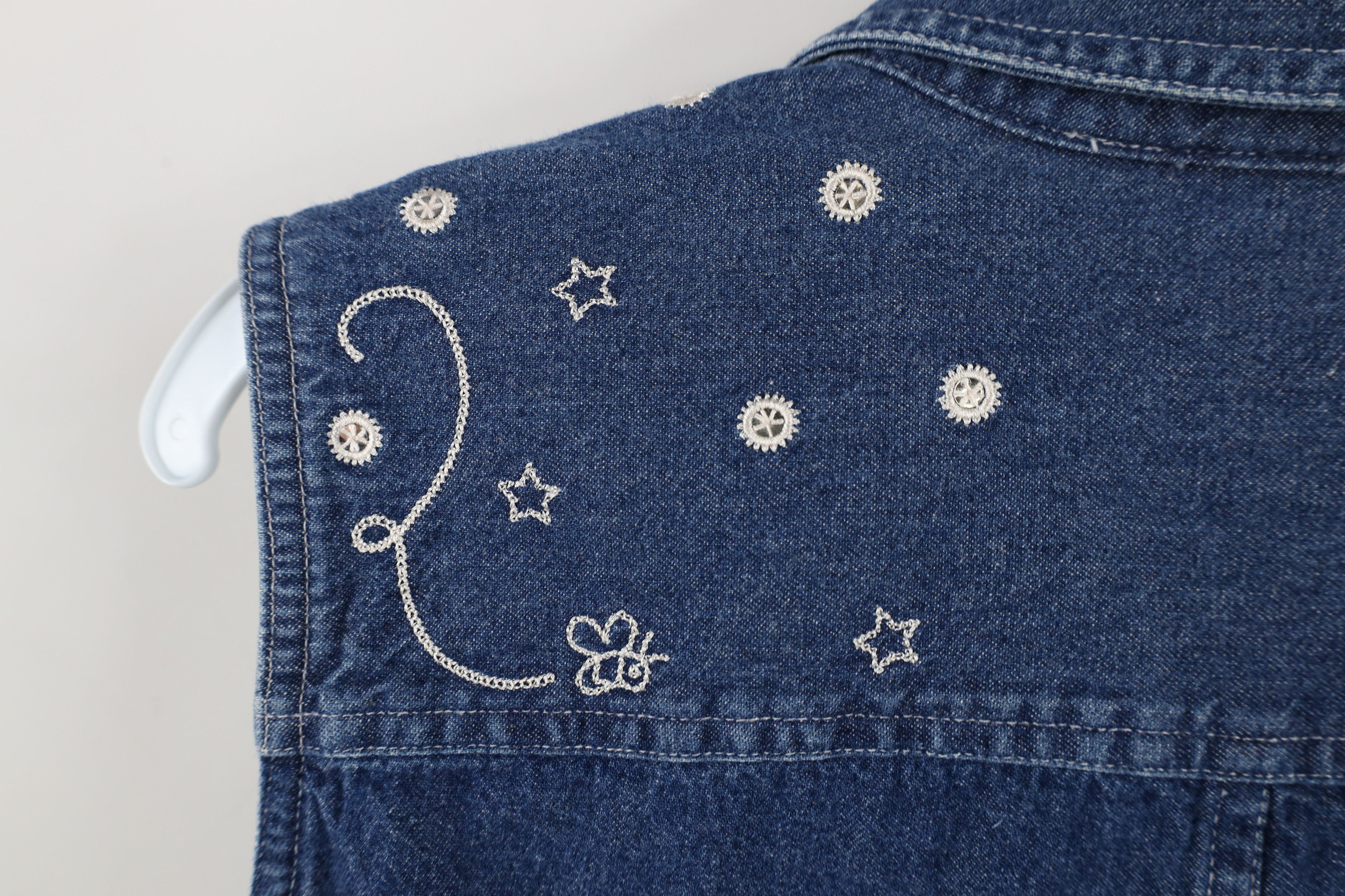 Disney × Vintage Vintage 90s Disney Winnie the Pooh Sleeveless Button Shirt Size L / US 10 / IT 46 - 10 Thumbnail