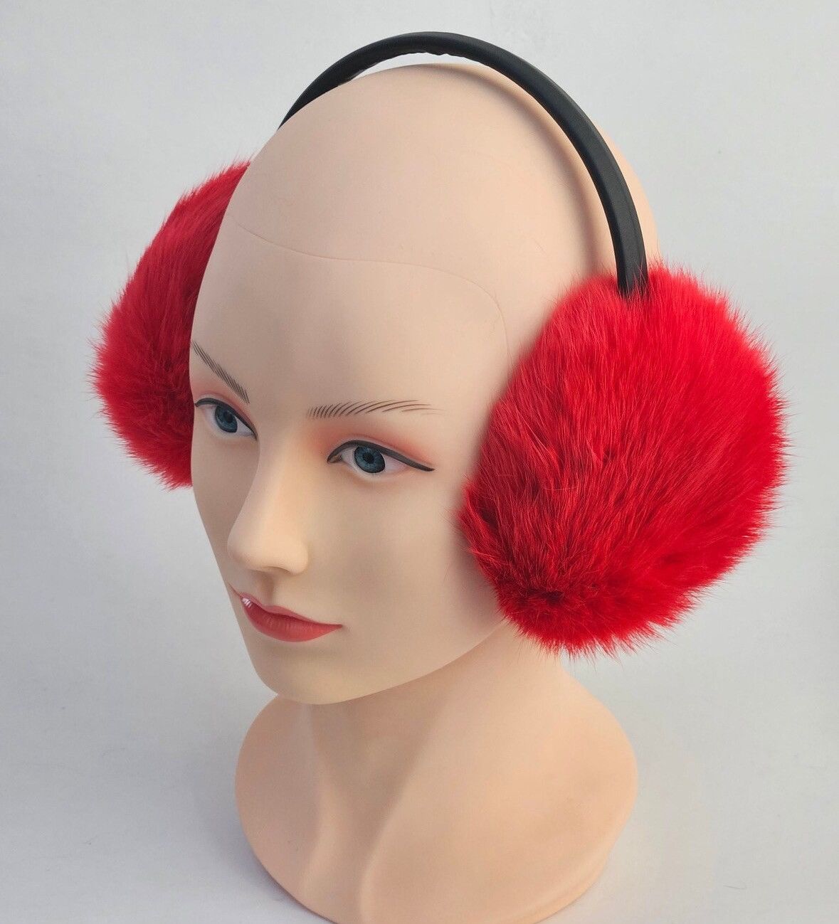 Vintage Rabbit Fur Ear Muffs Size ONE SIZE - 2 Thumbnail