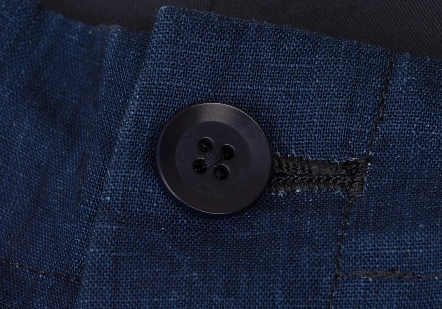 Yohji Yamamoto Yohji Yamamoto Indigo Linen Random Tuck Pants Size US 34 / EU 50 - 4 Thumbnail