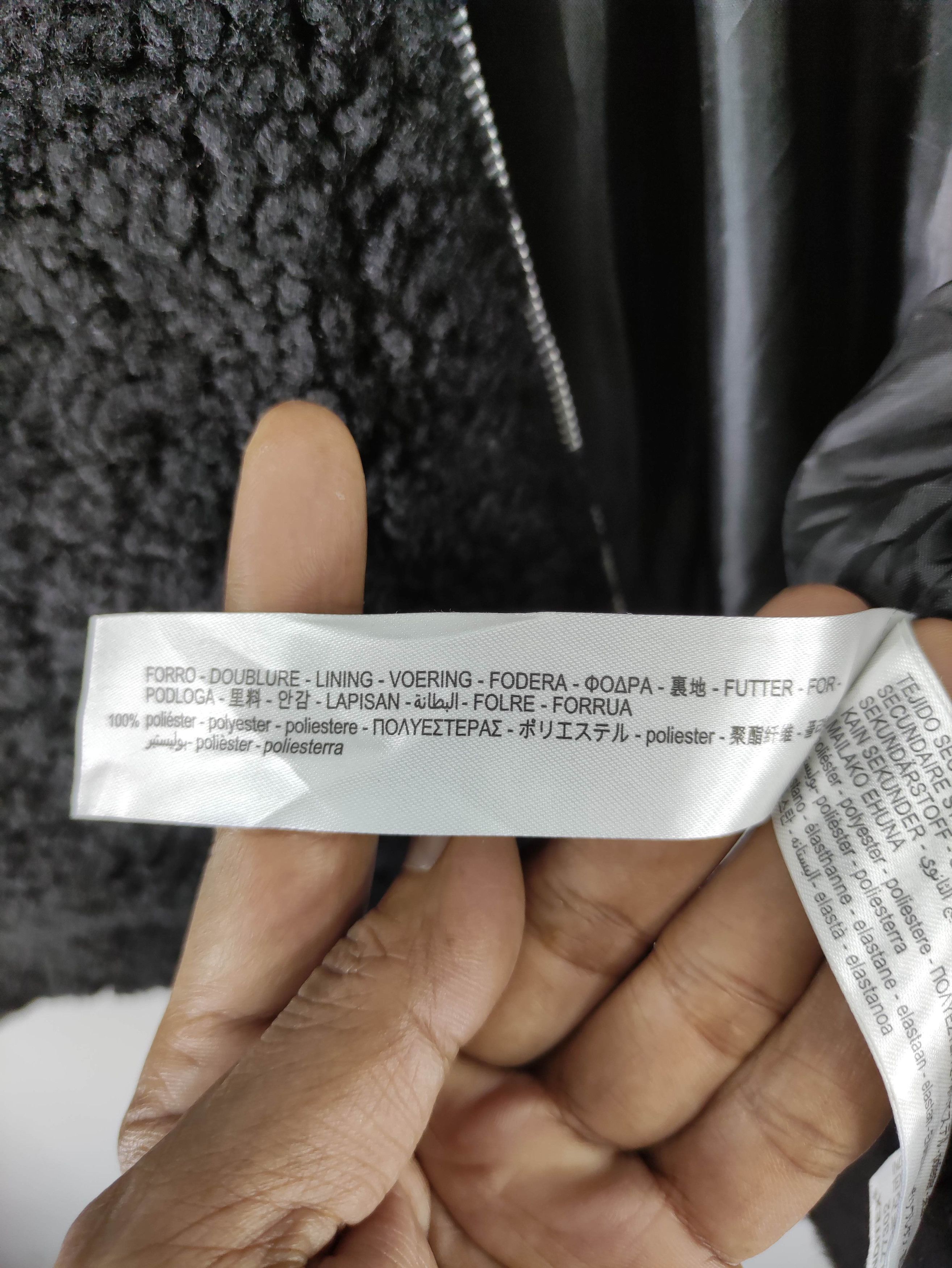Zara Zara Black Sherpa Jacket Zipper Size S / US 4 / IT 40 - 8 Thumbnail