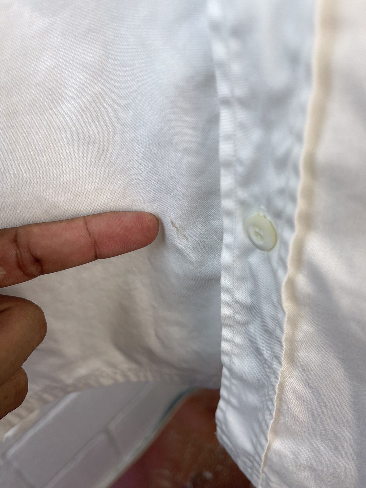 Prada Early 2000 Prada White Plaid Shirt Size US L / EU 52-54 / 3 - 9 Thumbnail