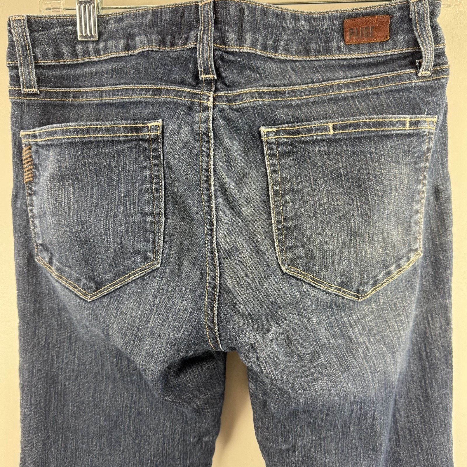Paige Paige Kylie Crop Women's Skinny Blue Jeans Low Rise Light 28 Size 28" / US 6 / IT 42 - 4 Thumbnail