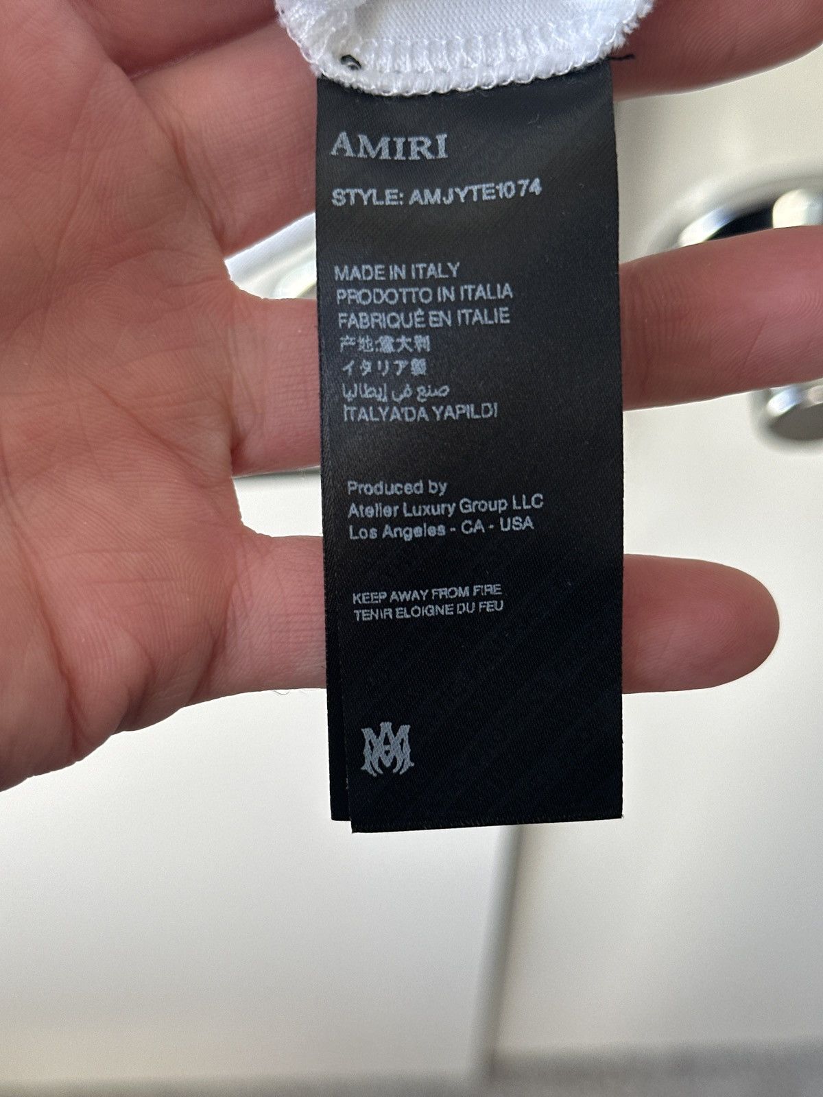 Amiri AMIRI MA LOGO TEE Size US XS / EU 42 / 0 - 5 Thumbnail