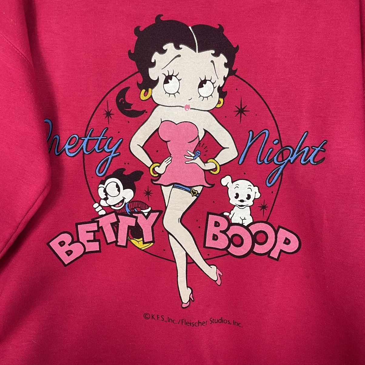 Japanese Brand Vintage 90s Betty Boop Pretty Night Sweatshirt Size L / US 10 / IT 46 - 10 Thumbnail