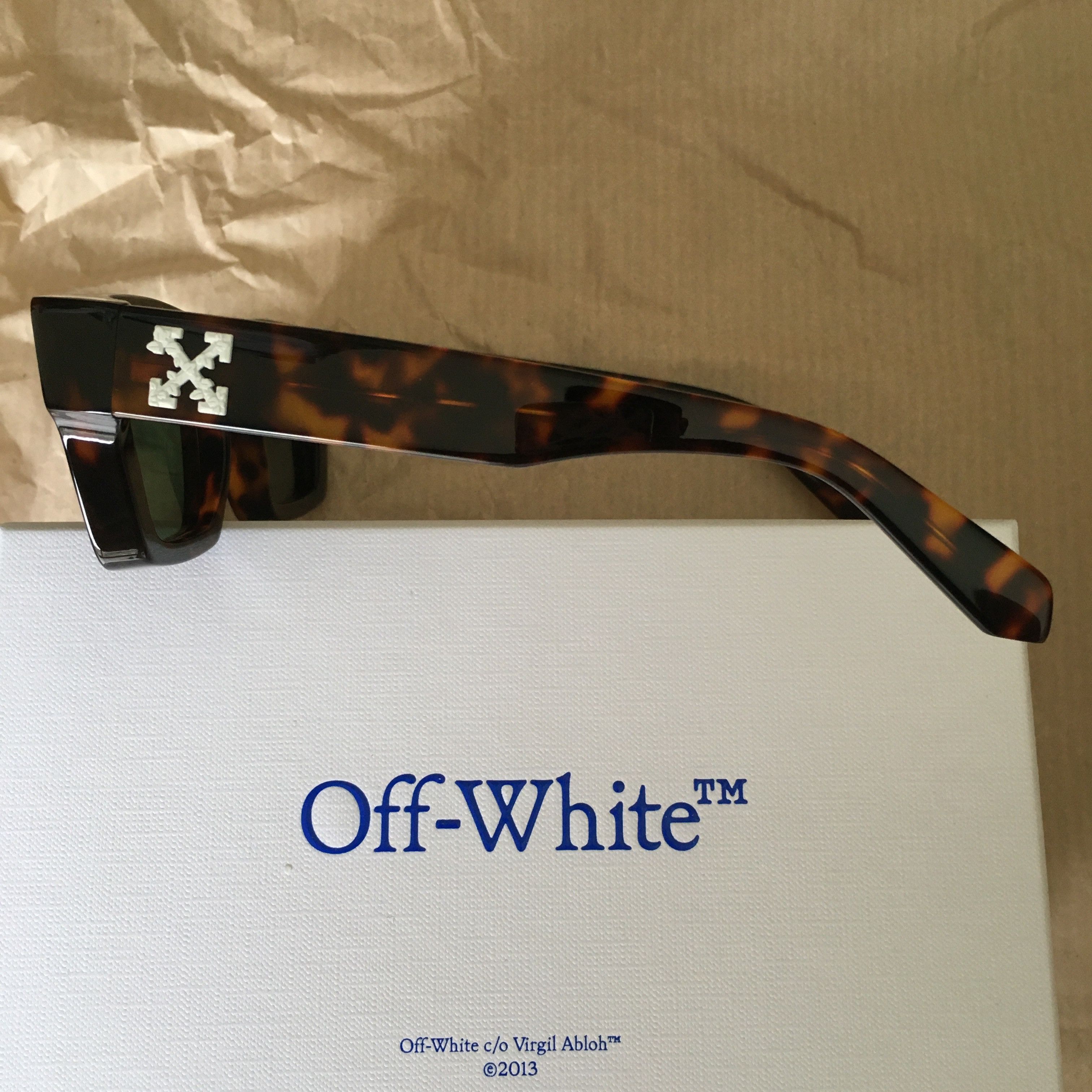 Off-White × Virgil Abloh OFF-WHITE Virgil Sunglasses TORTOISE Size ONE SIZE - 7 Thumbnail
