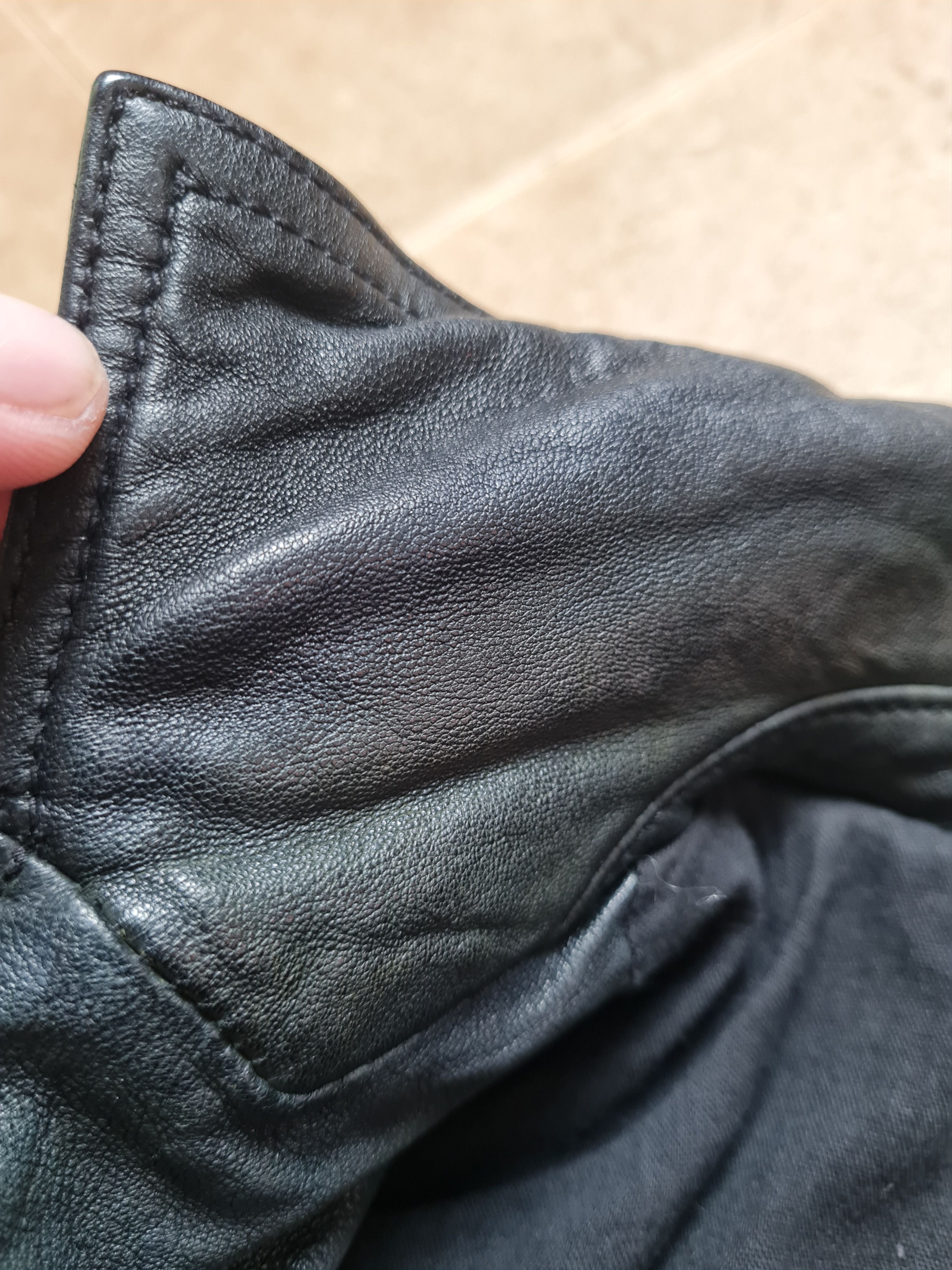 Allsaints VINTAGE ALL SAINTS STANTON LEATHER JACKET BLACK SIZE 6 Size M / US 6-8 / IT 42-44 - 19 Thumbnail