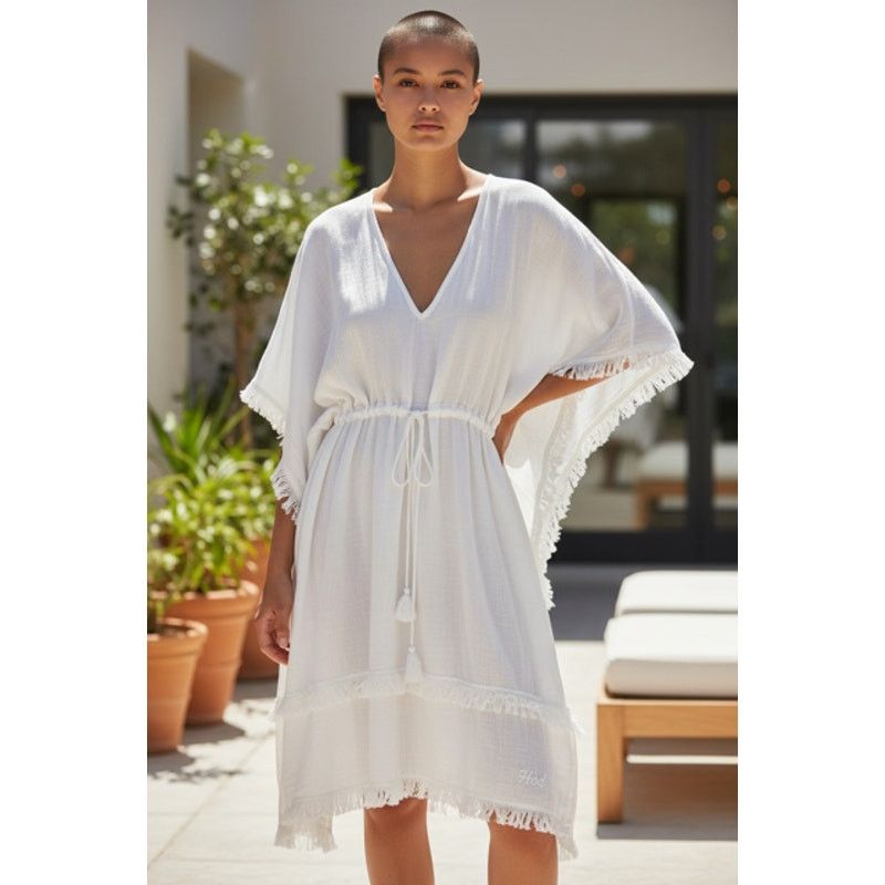 0 AERIE Boho Cotton Beach Coverup Size ONE SIZE - 1 Thumbnail