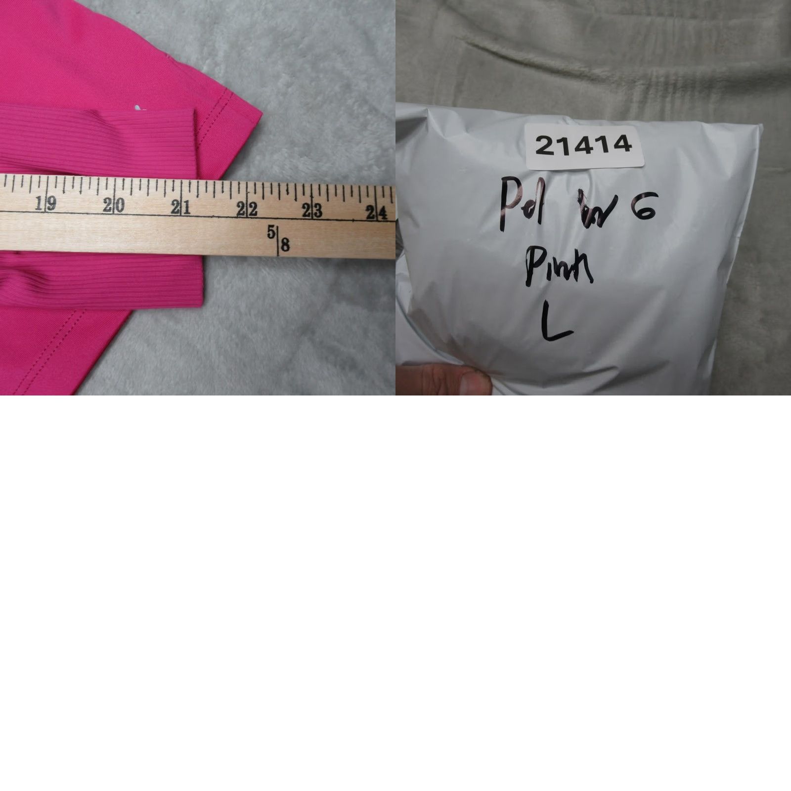 Pinko Peloton Womens Medium Pink Long Sleeve Zip Quarter Shirt Size M / US 6-8 / IT 42-44 - 8 Thumbnail