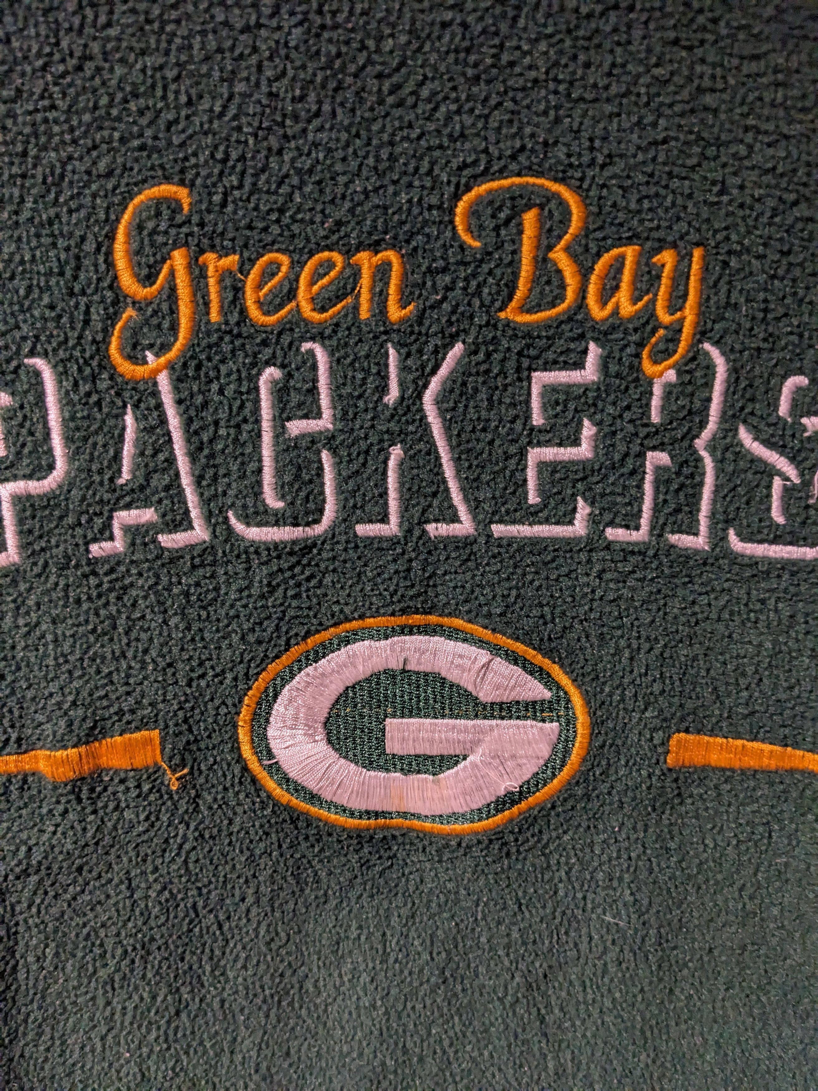NFL × Vintage Vintage 90s Green Bay Packers NFL Football Fleece Sweatshirt Size US M / EU 48-50 / 2 - 2 Thumbnail