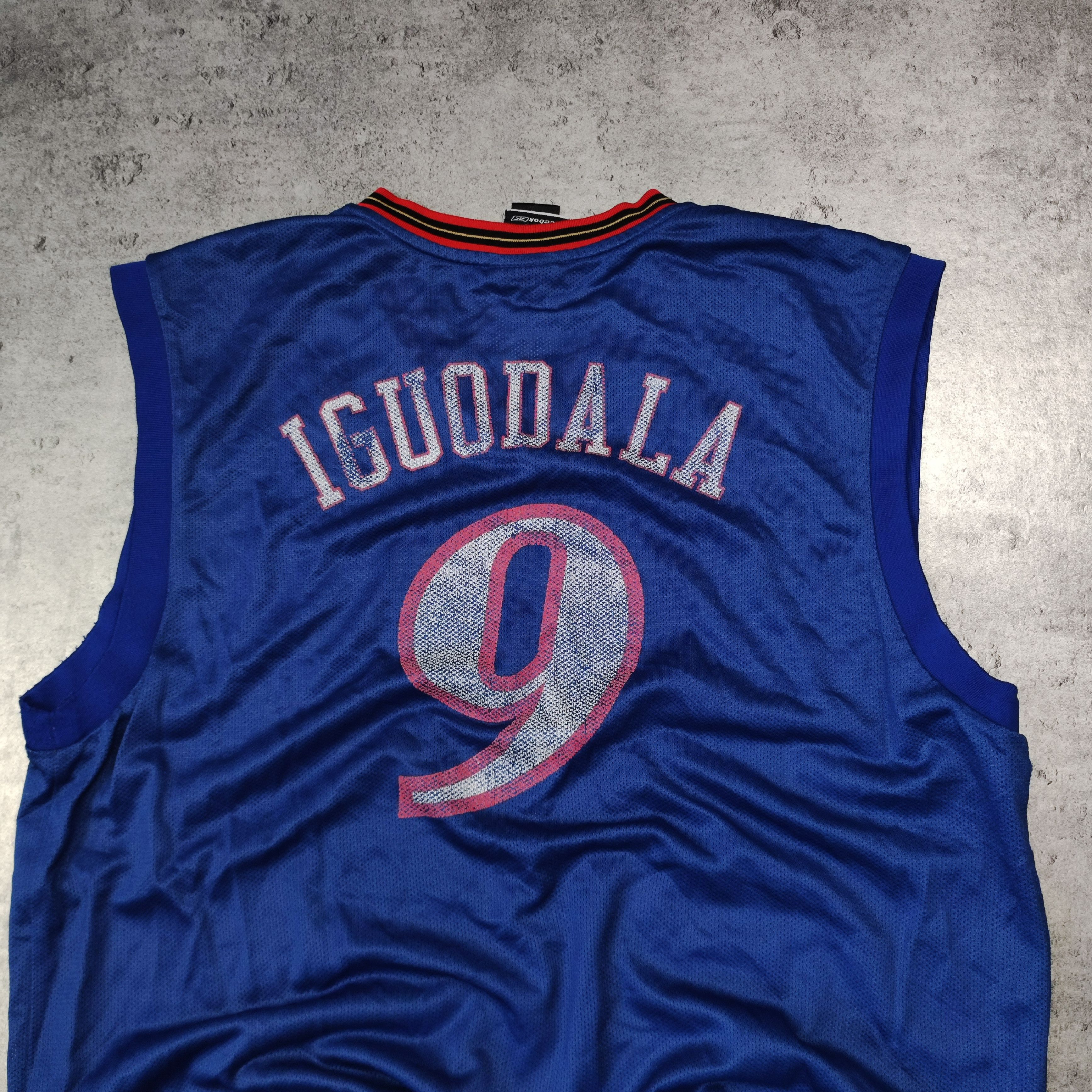 NBA × Reebok RARE Vintage NBA Basketball Sixers #9 Iguodala Jersey Size US L / EU 52-54 / 3 - 11 Thumbnail