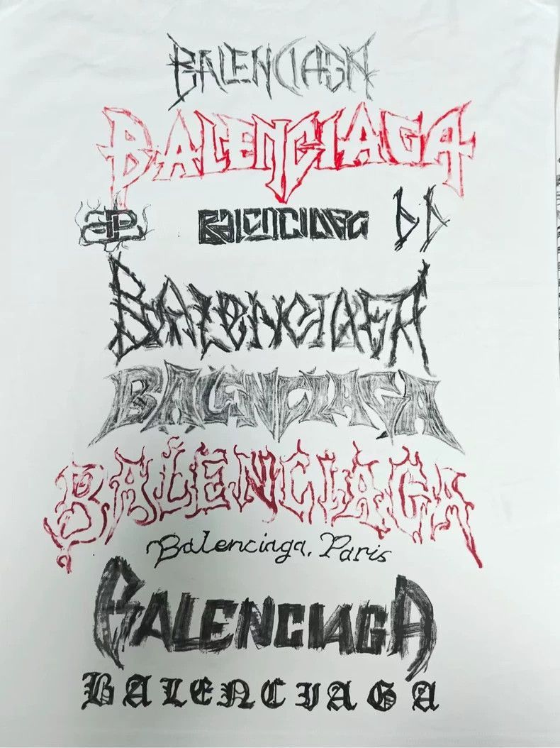 Balenciaga Balenciaga 24SS diy mental the Year of the Loong opium graf Size US S / EU 44-46 / 1 - 3 Thumbnail
