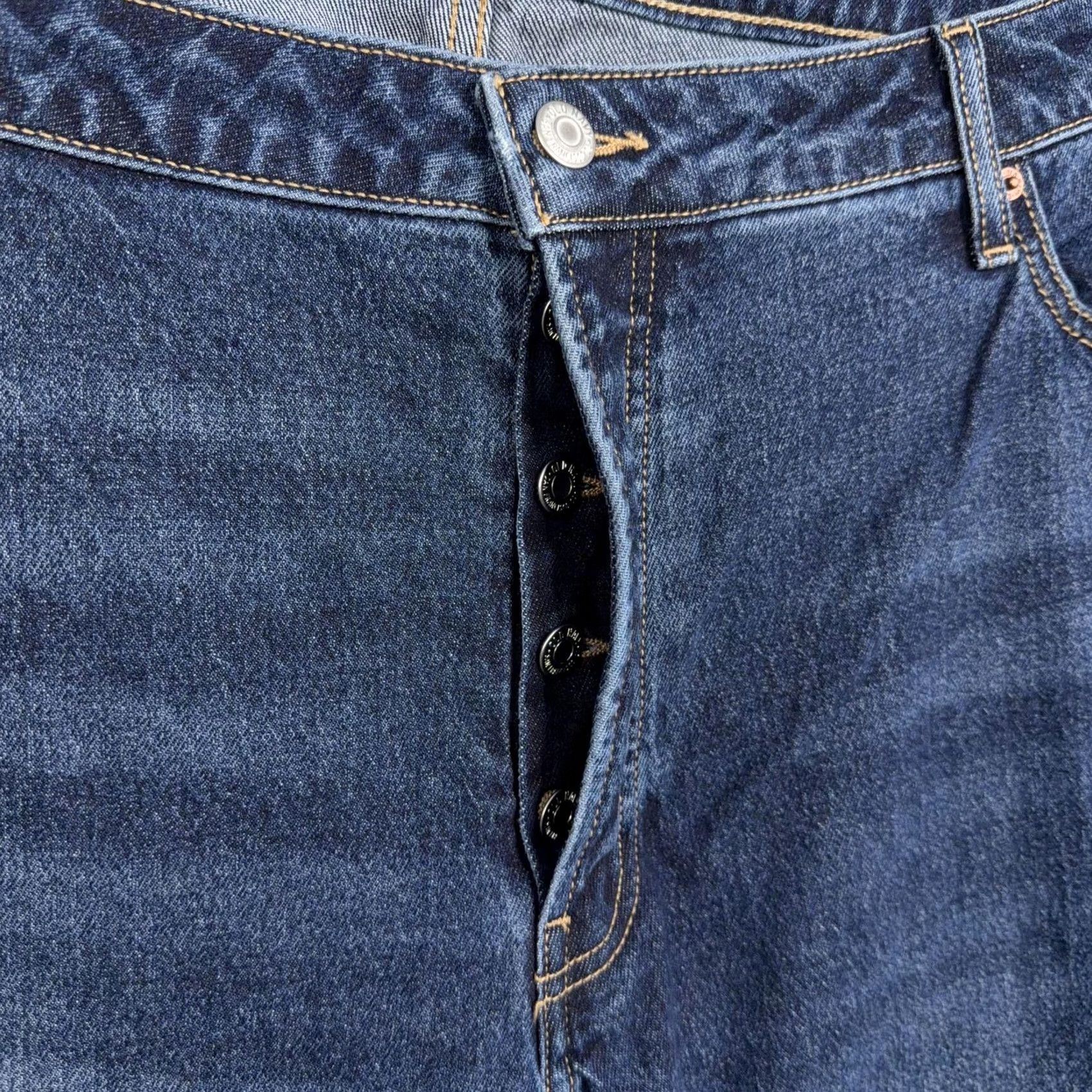 Old Navy Old Navy Womens Plus Size 22 OG Straight Jeans High Rise Crop Stretch Denim NWT Size 40" / US 18 - 3 Thumbnail