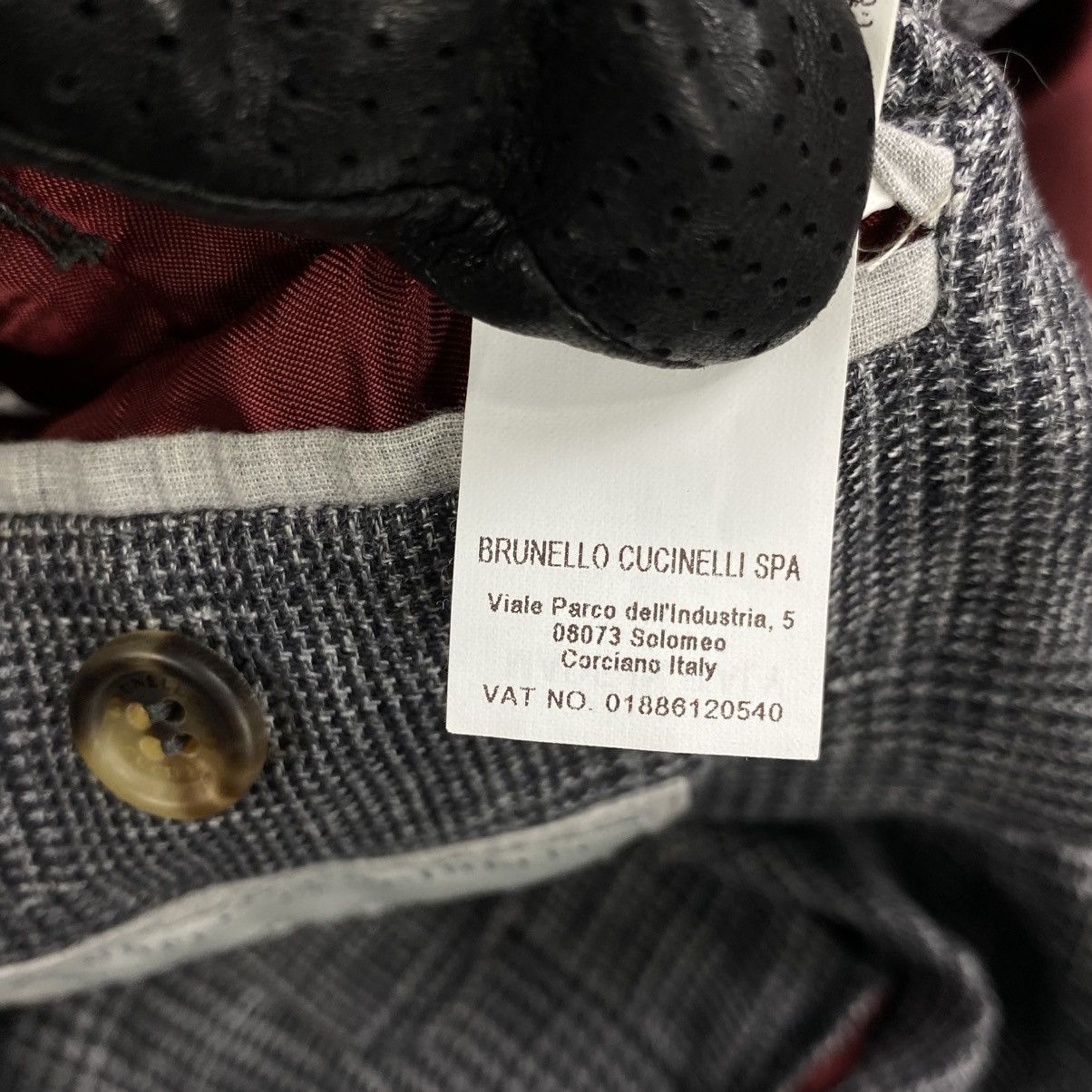 Brunello Cucinelli Nailshead Blazer Size 52S - 10 Thumbnail