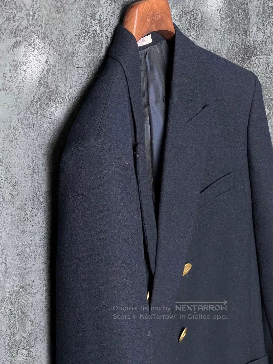 Valentino Valentino Navy Double. Size US S / EU 44-46 / 1 - 6 Thumbnail