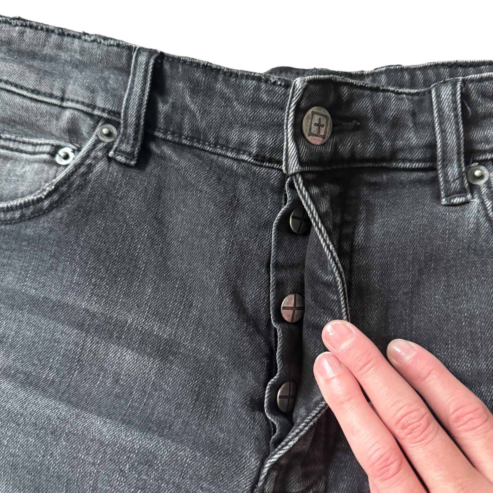 Ksubi KSUBI Chitch Throwblack Skinny Jeans Size US 32 / EU 48 - 6 Thumbnail