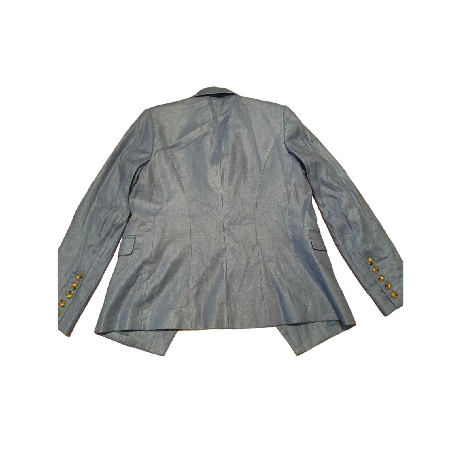 Elie Tahari Elie Tahari Linen Blend Blazer Size S / US 4 / IT 40 - 2 Thumbnail