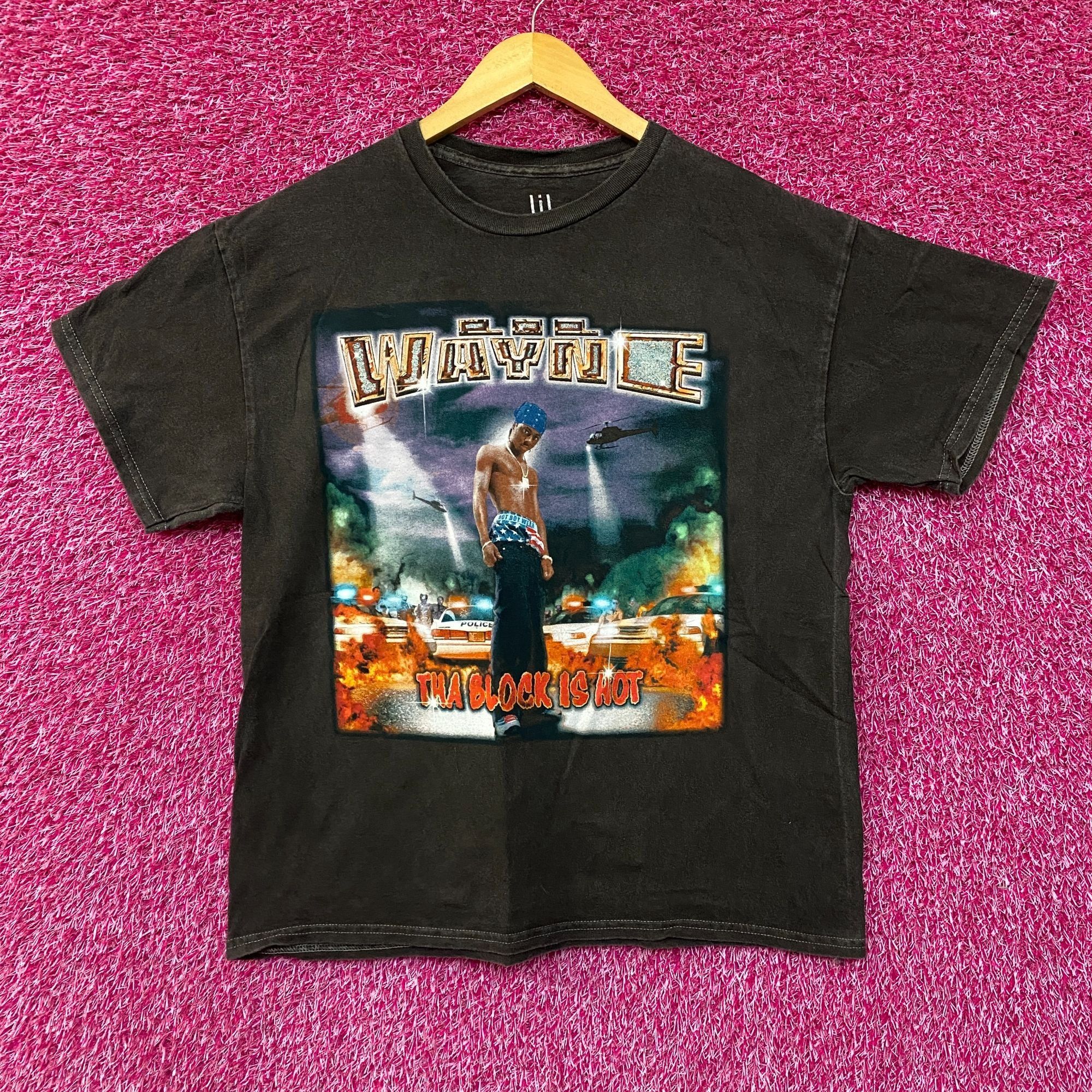 Lil Wayne LiL Wayne The Block Is Hot Rap Tee size Large Size US L / EU 52-54 / 3 - 1 Thumbnail