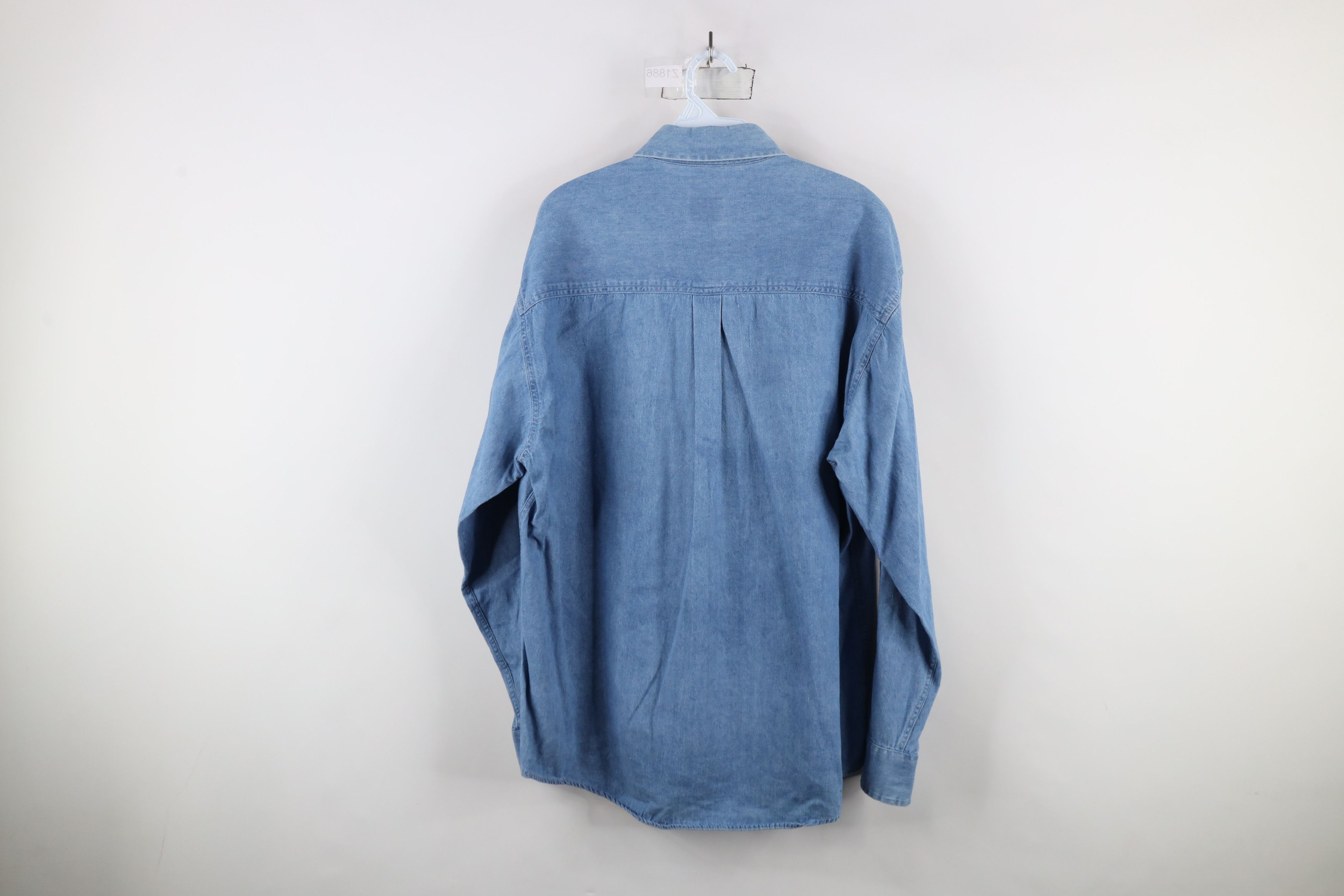 Vintage Vintage 90s Tabasco Hot Sauce Denim Jean Button Down Shirt Size US XL / EU 56 / 4 - 11 Thumbnail