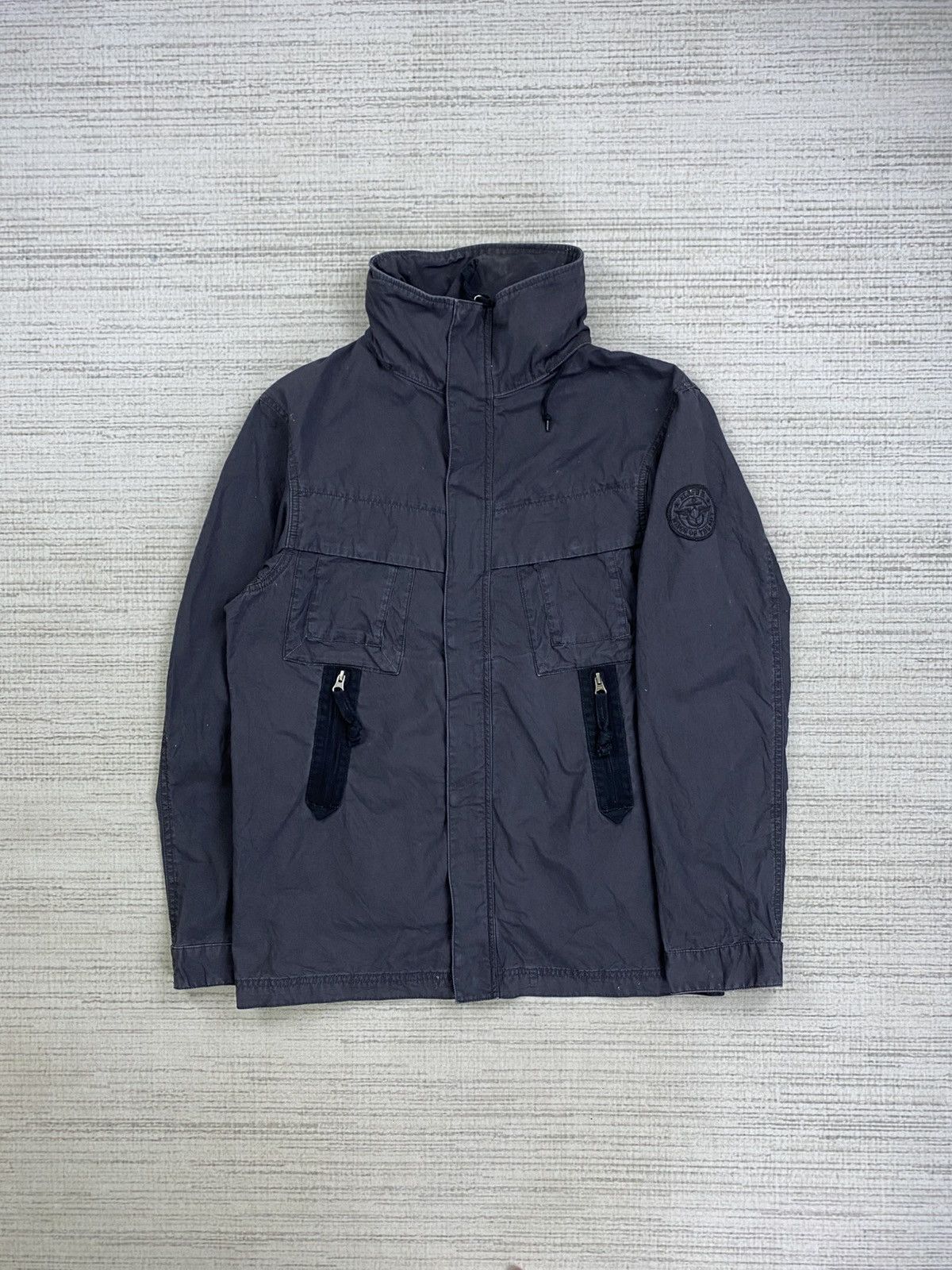 Vintage Flash Report Multipocket Cotton Zipper Jacket