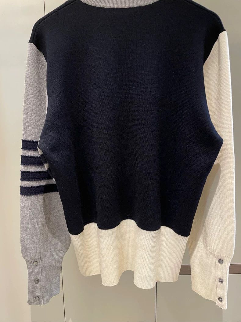 Thom Browne Thom Browne Round collar sweater Size US XXL / EU 58 / 5 - 4 Thumbnail