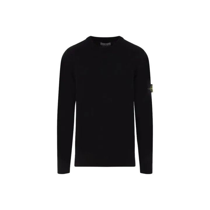 Stone Island Stone Island Black Long Sleeve Sweater Size US L / EU 52-54 / 3 - 1 Thumbnail