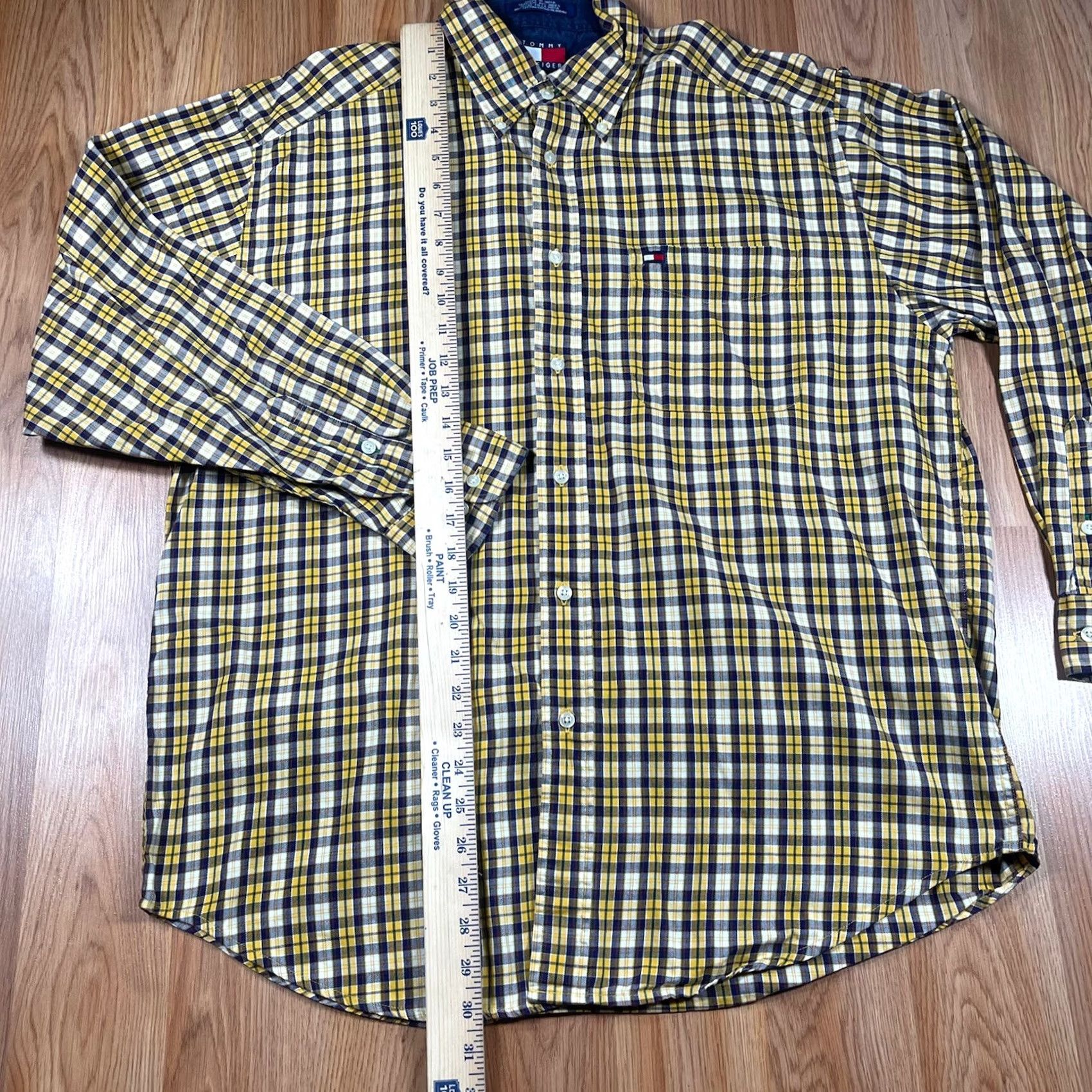 Tommy Hilfiger Tommy Hilfiger Button Down Long Sleeve Check Plaid Flannel Mens Size M Multicolor Cotton Button Down Shirt Regular Mens Size US M / EU 48-50 / 2 - 3 Thumbnail