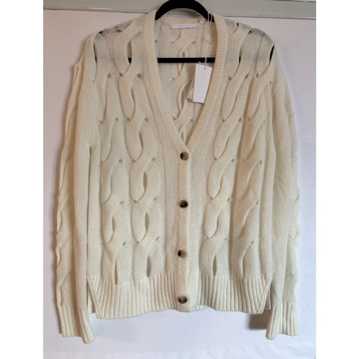 Helmut Lang HELMUT LANG CUT OUT CARDIGAN Size US M / EU 48-50 / 2 - 1 Thumbnail