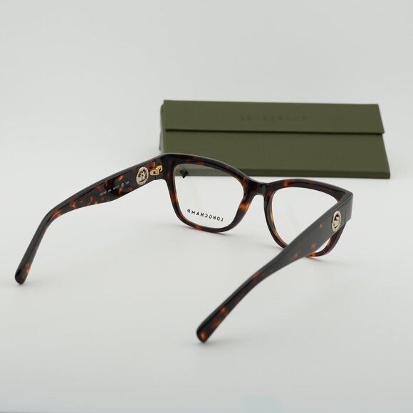 Longchamp Longchamp LO2743 242 Eyeglasses Dark Havana 52mm Cat Eye Size ONE SIZE - 11 Thumbnail