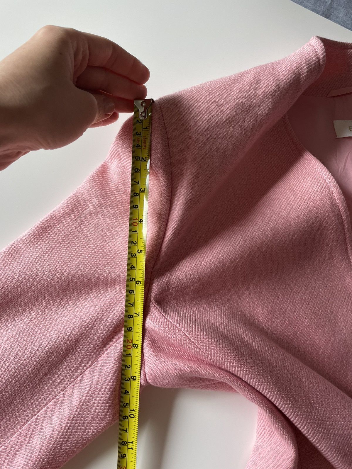 Escada Vintage Escada Piacenza Cashmere Silk Jacket Pink Size S / US 4 / IT 40 - 20 Thumbnail