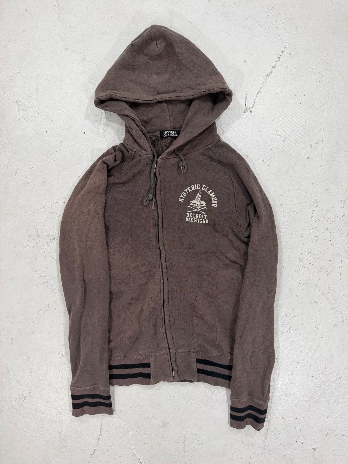 HYSTERIC GLAMOUR DETROIT ロゴ パーカー Hysteric Glamour Vintage Hysteric Glamour Detroit Oil Michigan
