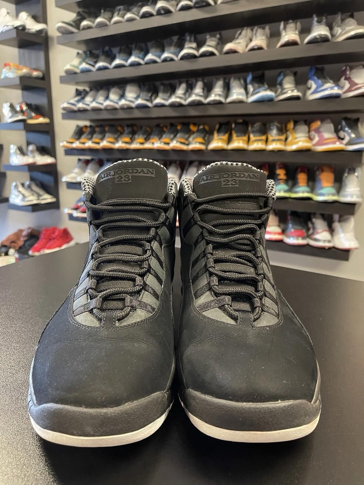 Jordan Brand Size 14 - Nike Air Jordan 10 Retro Stealth 310805-003 Size US 14 / EU 47 - 2 Thumbnail