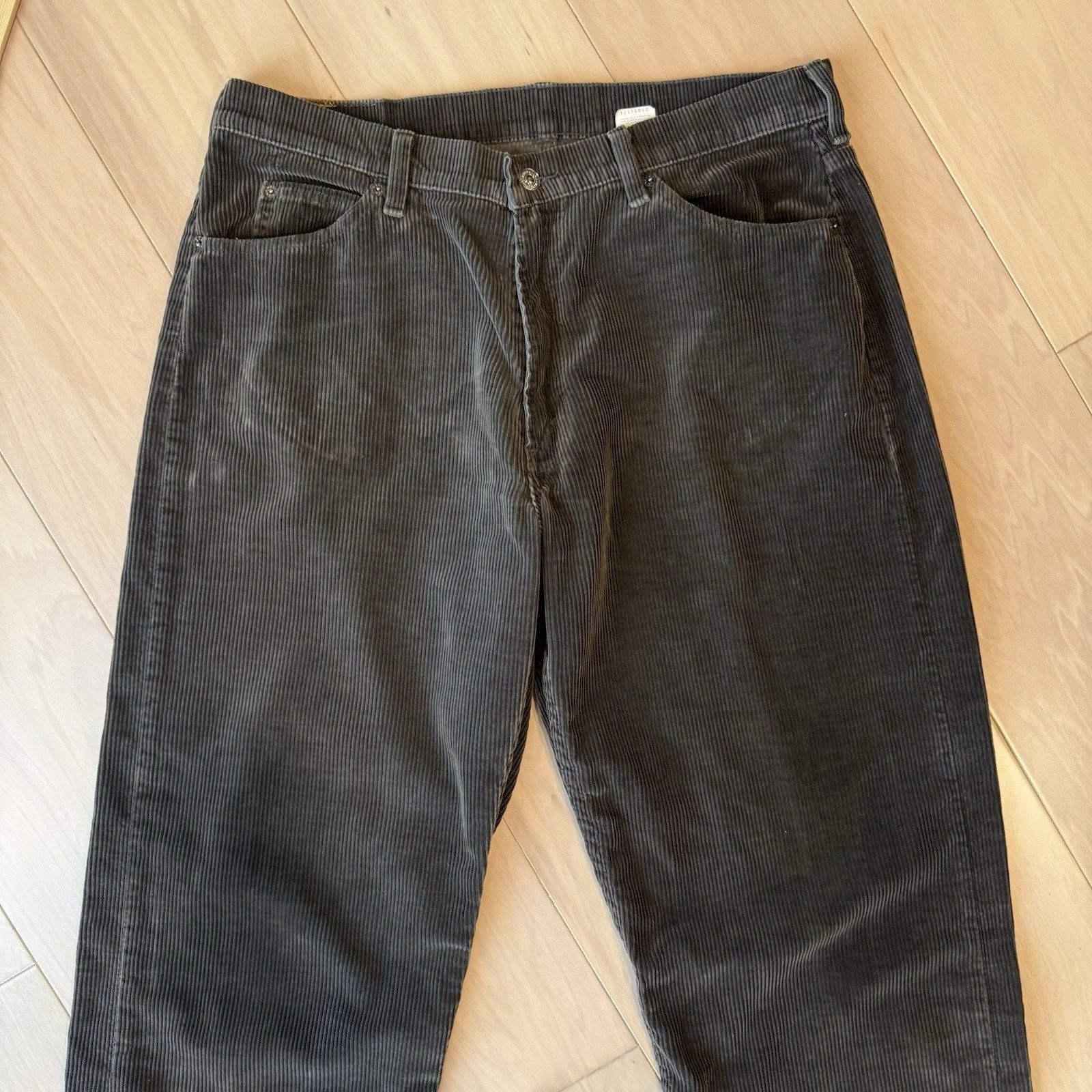 Levi's Vintage Levis 565 Corduroy Pants 36 Brown 90s Made in USA Size US 36 / EU 52 - 3 Thumbnail