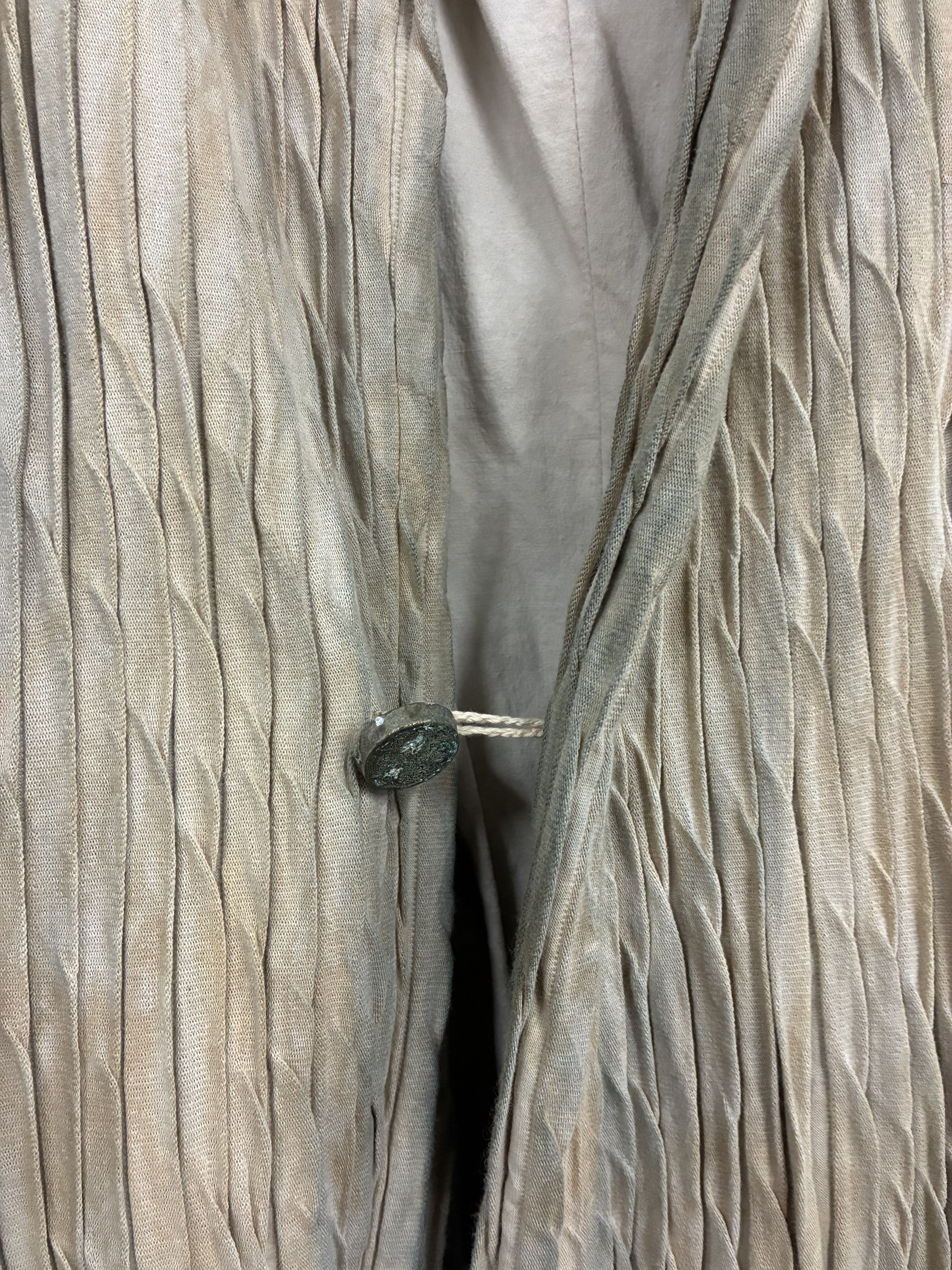 Mavranyma MAVRANYMA - ex. 1/1 - Sand - Pleated hand dyed jacket Size US S / EU 44-46 / 1 - 5 Thumbnail