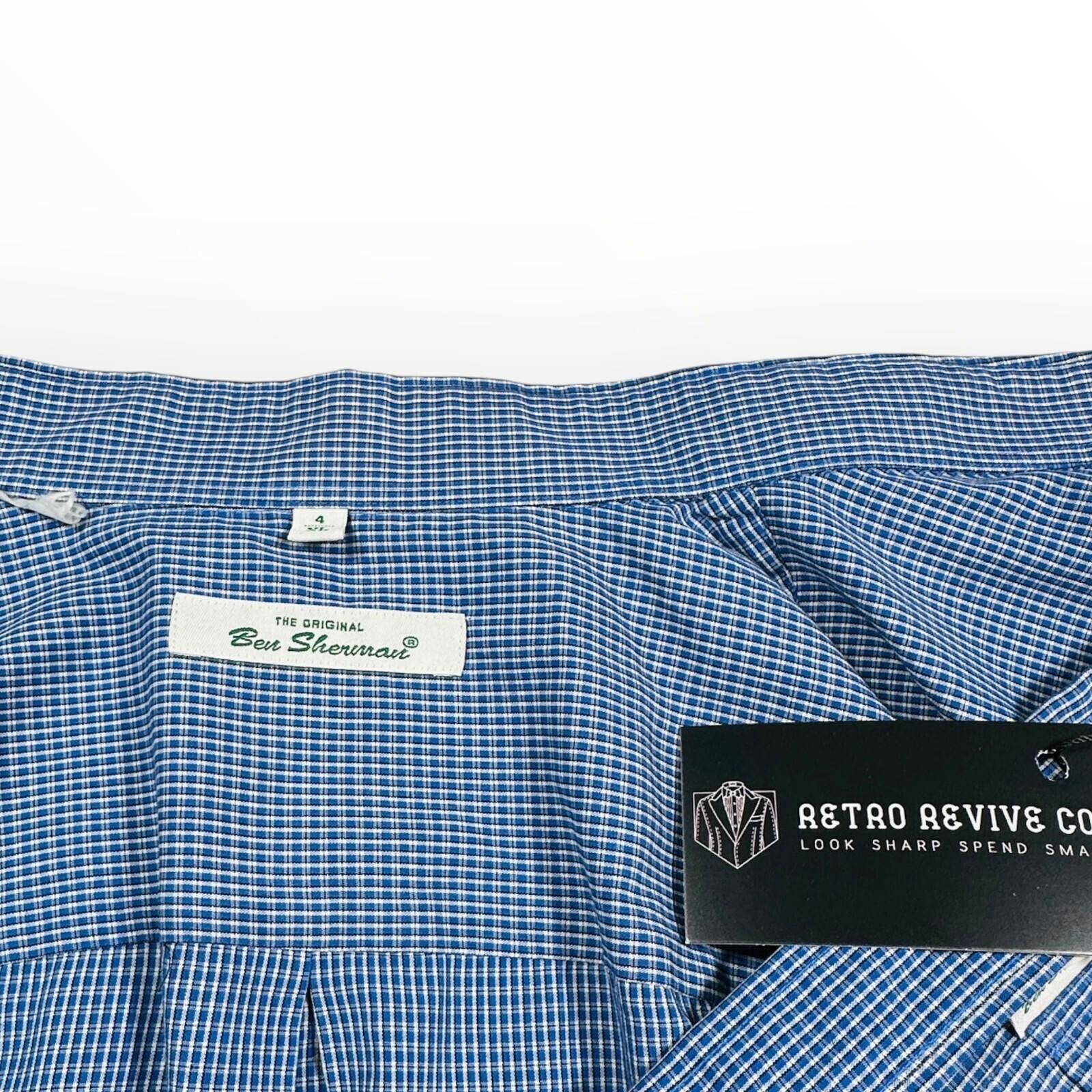 Ben Sherman Ben Sherman Shirt Men's UK Size XL Blue Check Original Size US XL / EU 56 / 4 - 8 Thumbnail