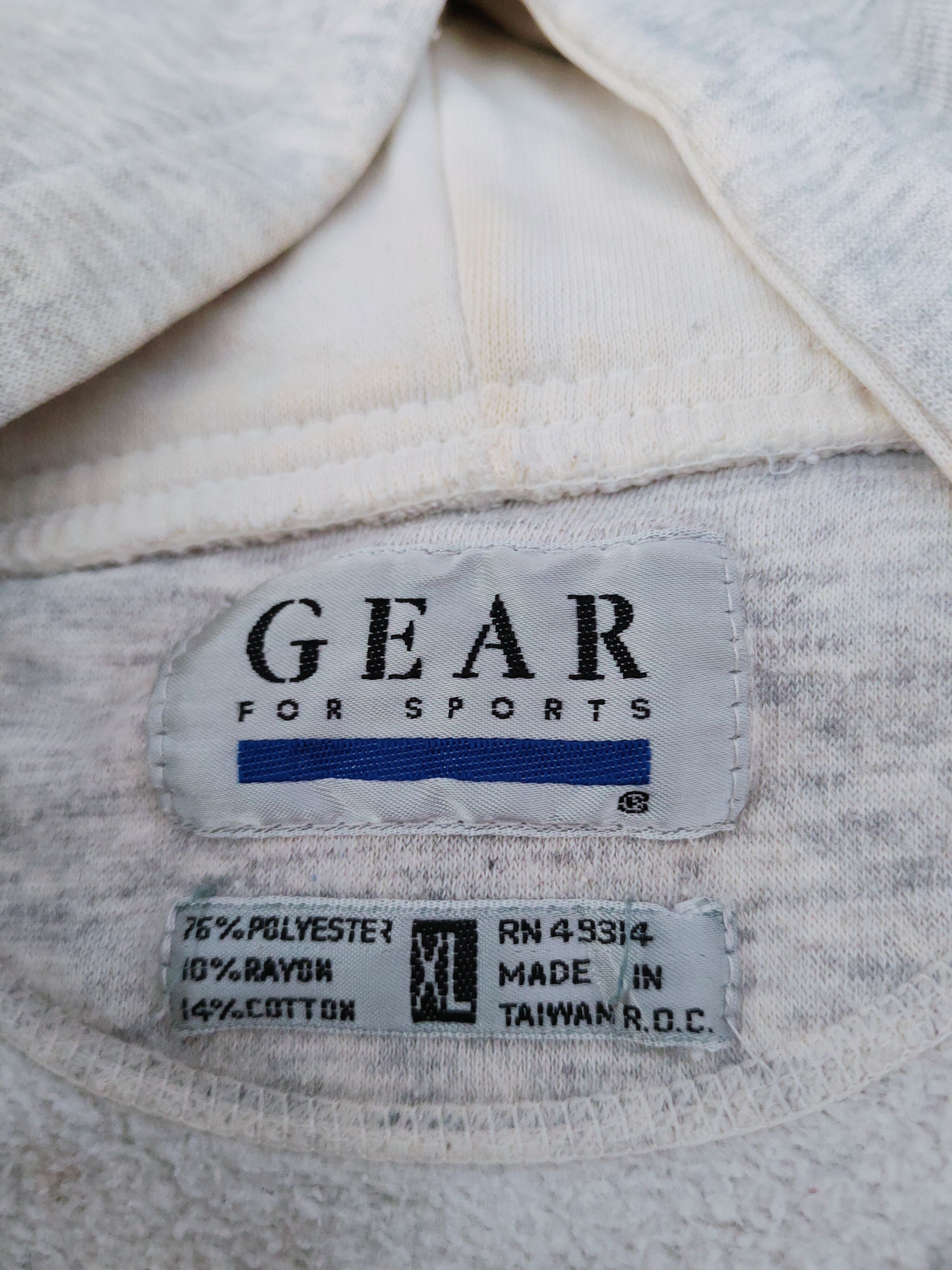 Japanese Brand × Vintage Vintage Stuff 🔥Gear Gray Hoodie Sweatshirts Size US XL / EU 56 / 4 - 13 Thumbnail