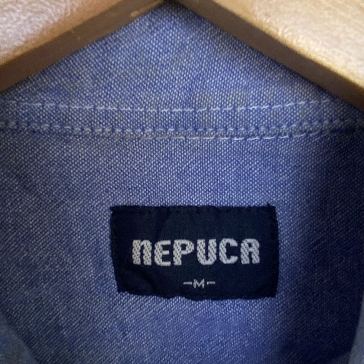 Other Vintage Nepuca With Long Sleeve Shirt And Button Up Blue Size US M / EU 48-50 / 2 - 9 Thumbnail