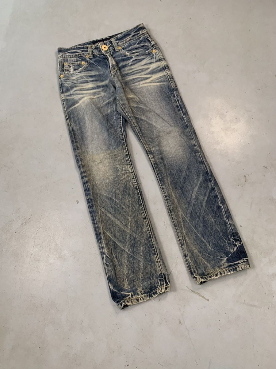 Japanese Brand Vintage Evisu inspired emboridered denim Size US 32 / EU 48 - 2 Thumbnail
