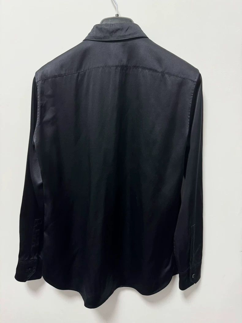 Saint Laurent Paris Saint Laurent Paris16fw Matte Mulberry Silk Darth Vader Sh Size S / US 4 / IT 40 - 2 Thumbnail