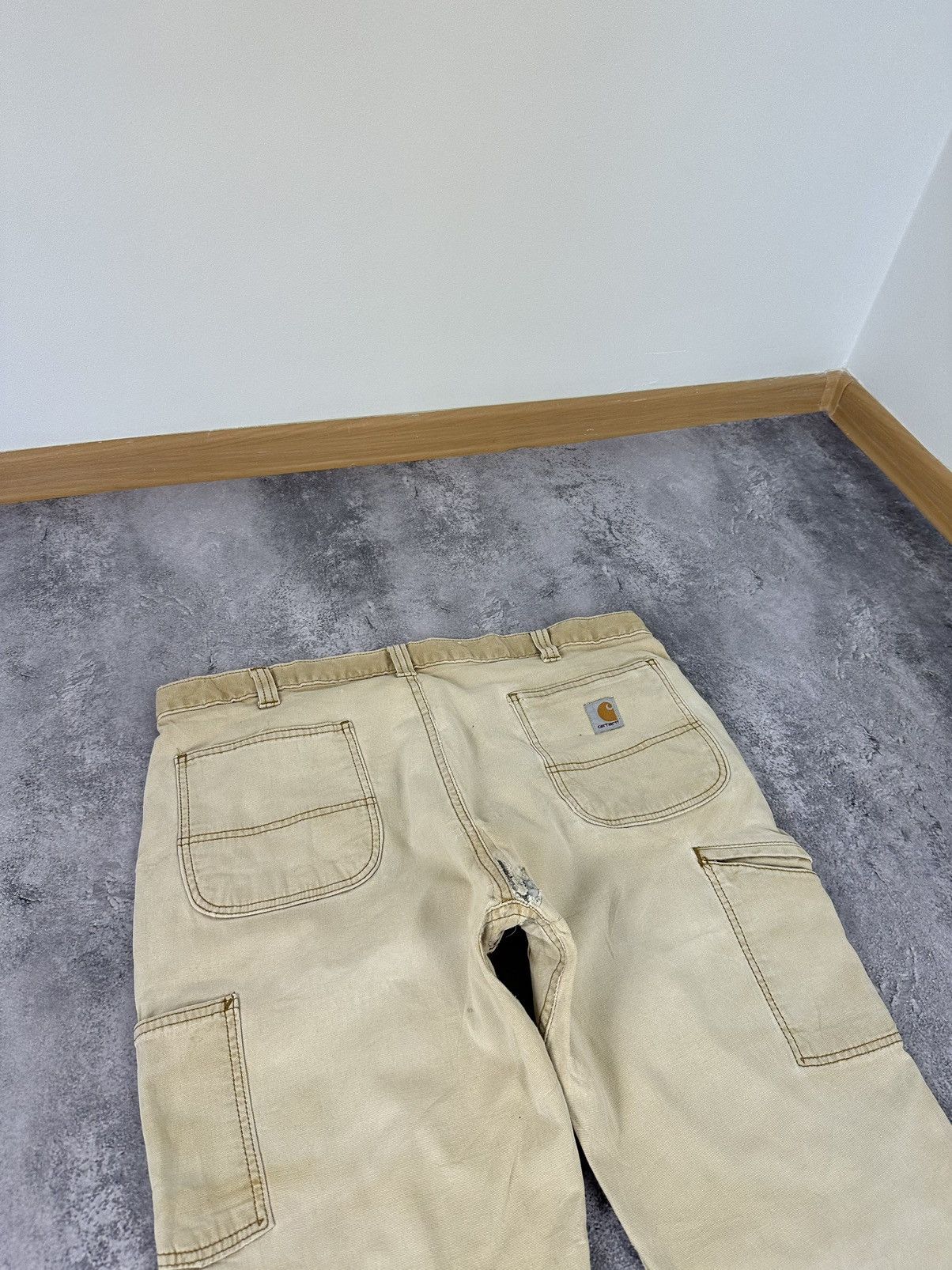 Carhartt Vintage Carhartt Double Knee Cargo Distressed USA Work Pants Size US 40 / EU 56 - 10 Thumbnail