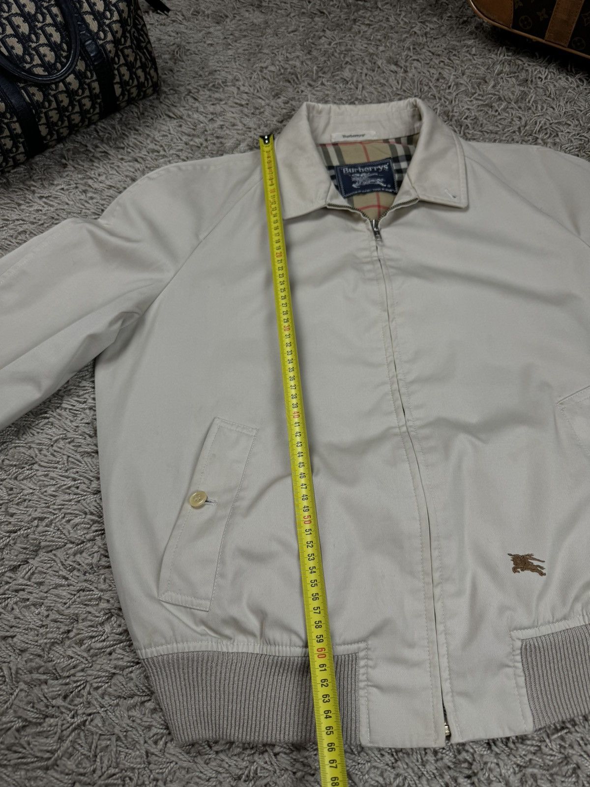 Burberry Vintage bomber jacket Burberry original luxury casual item Size US L / EU 52-54 / 3 - 8 Thumbnail